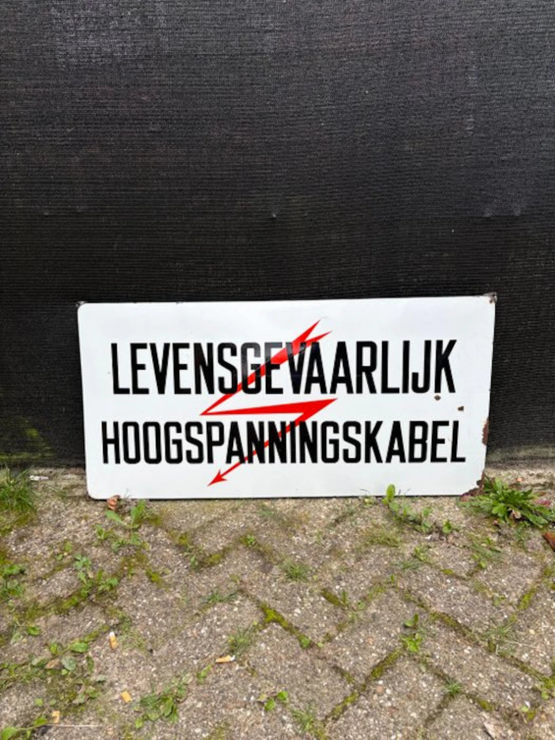 Levensgevaarlijk Hoogspanningskabel – Groot Industrieel...