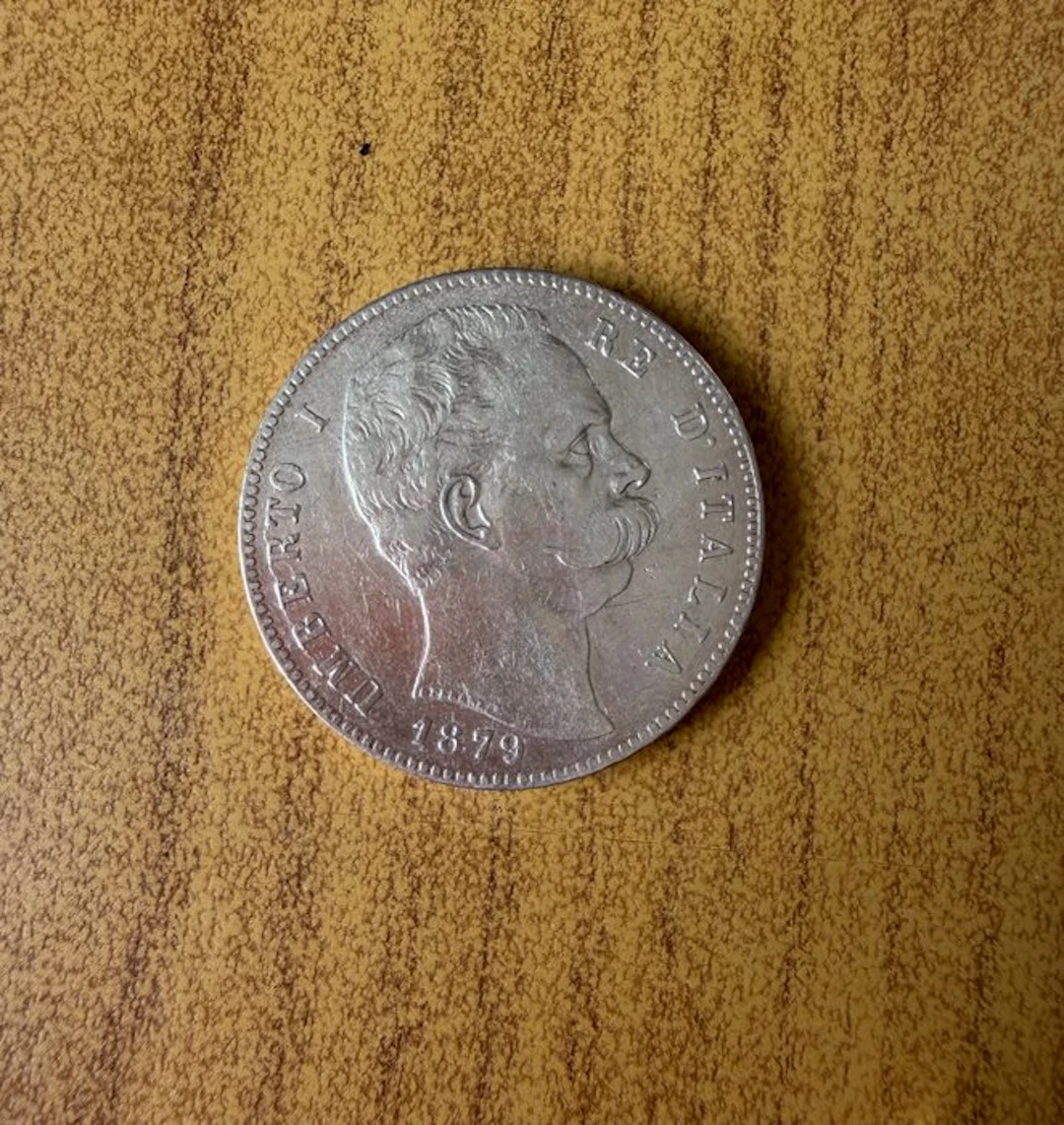 Italy, Kingdom Umberto I. 5 Lire 1879 (No reserve price)