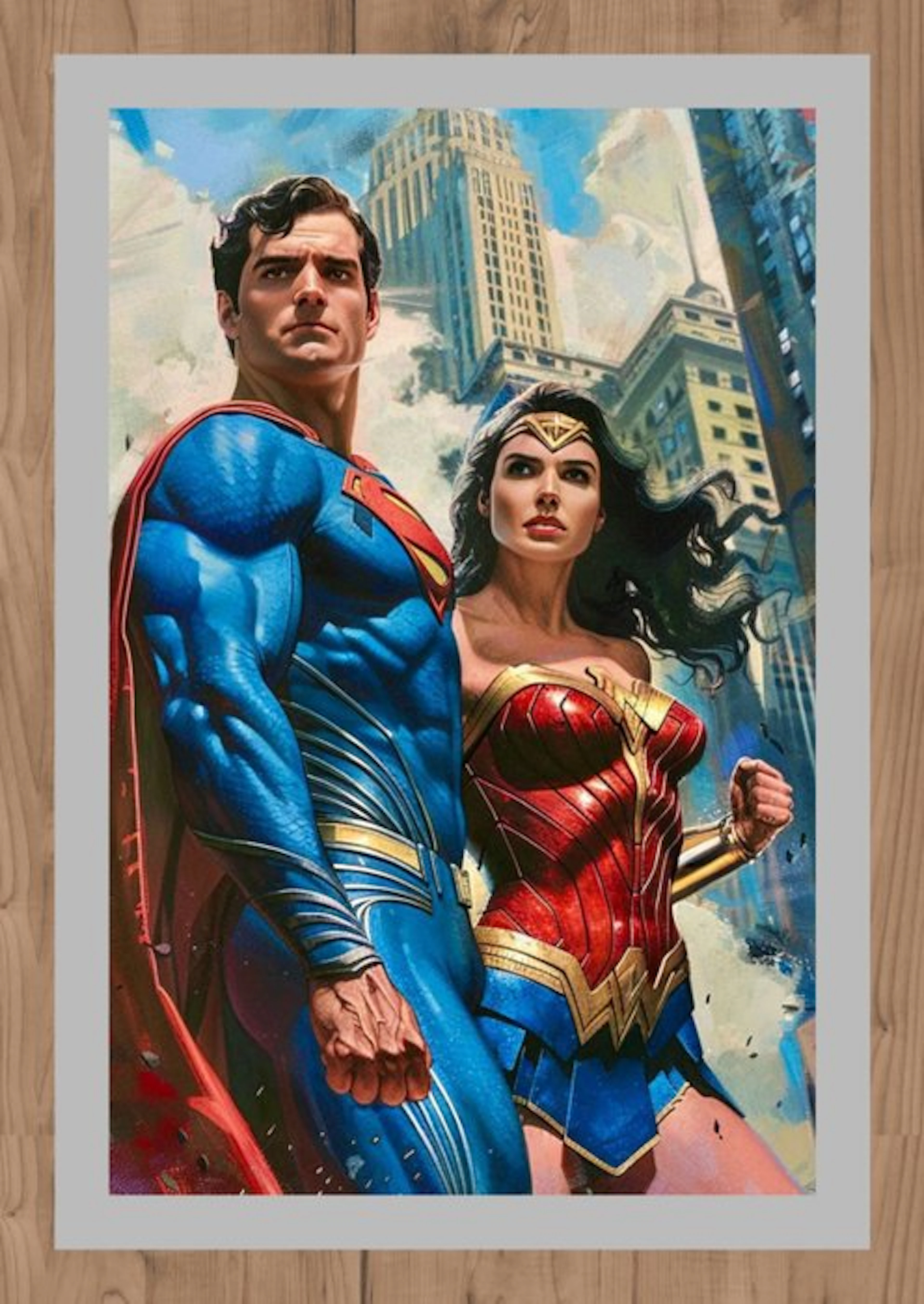 Favi Gales (XXI) - Superman and Wonder Woman