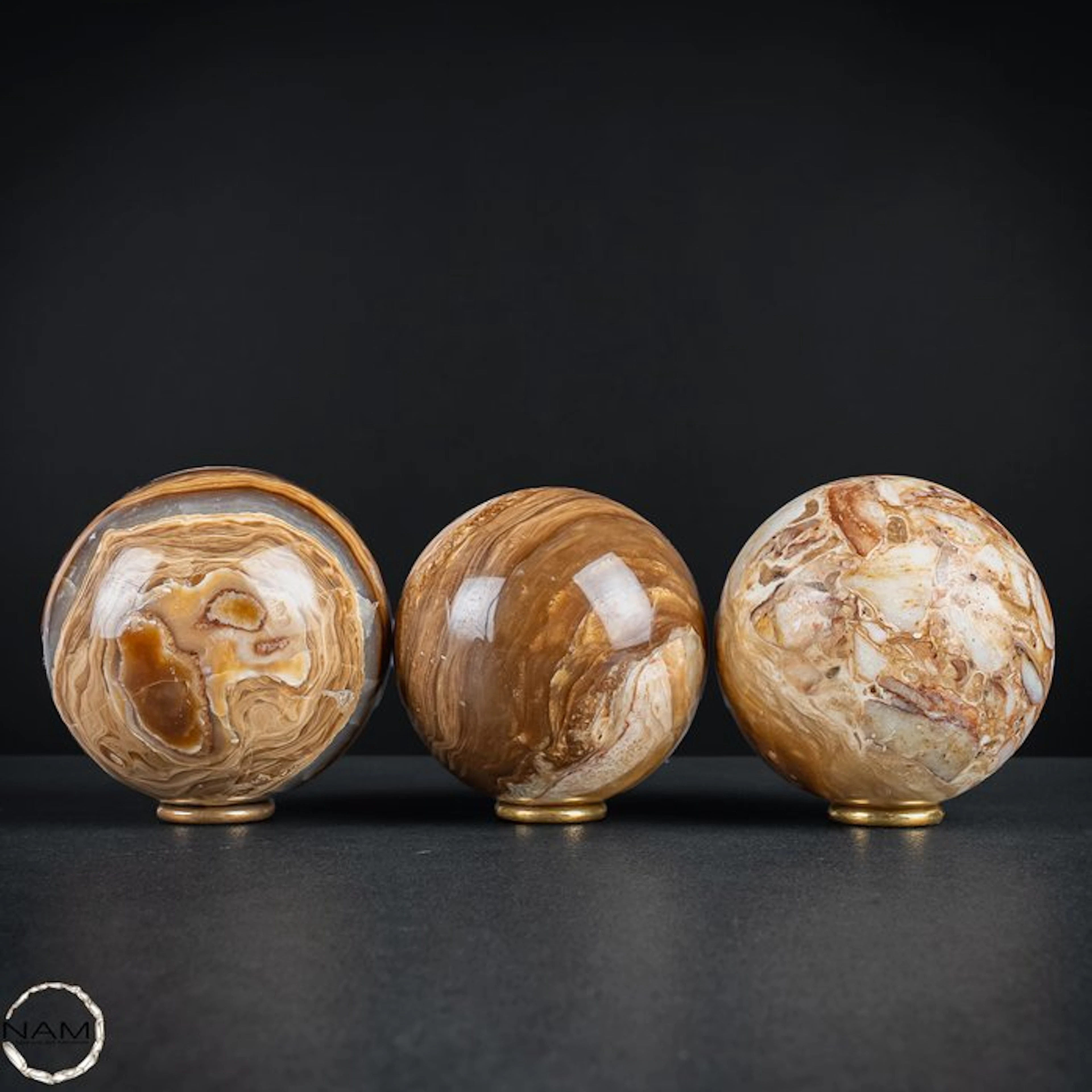 Exclusive aragonite sphere set from Peru – Natural...