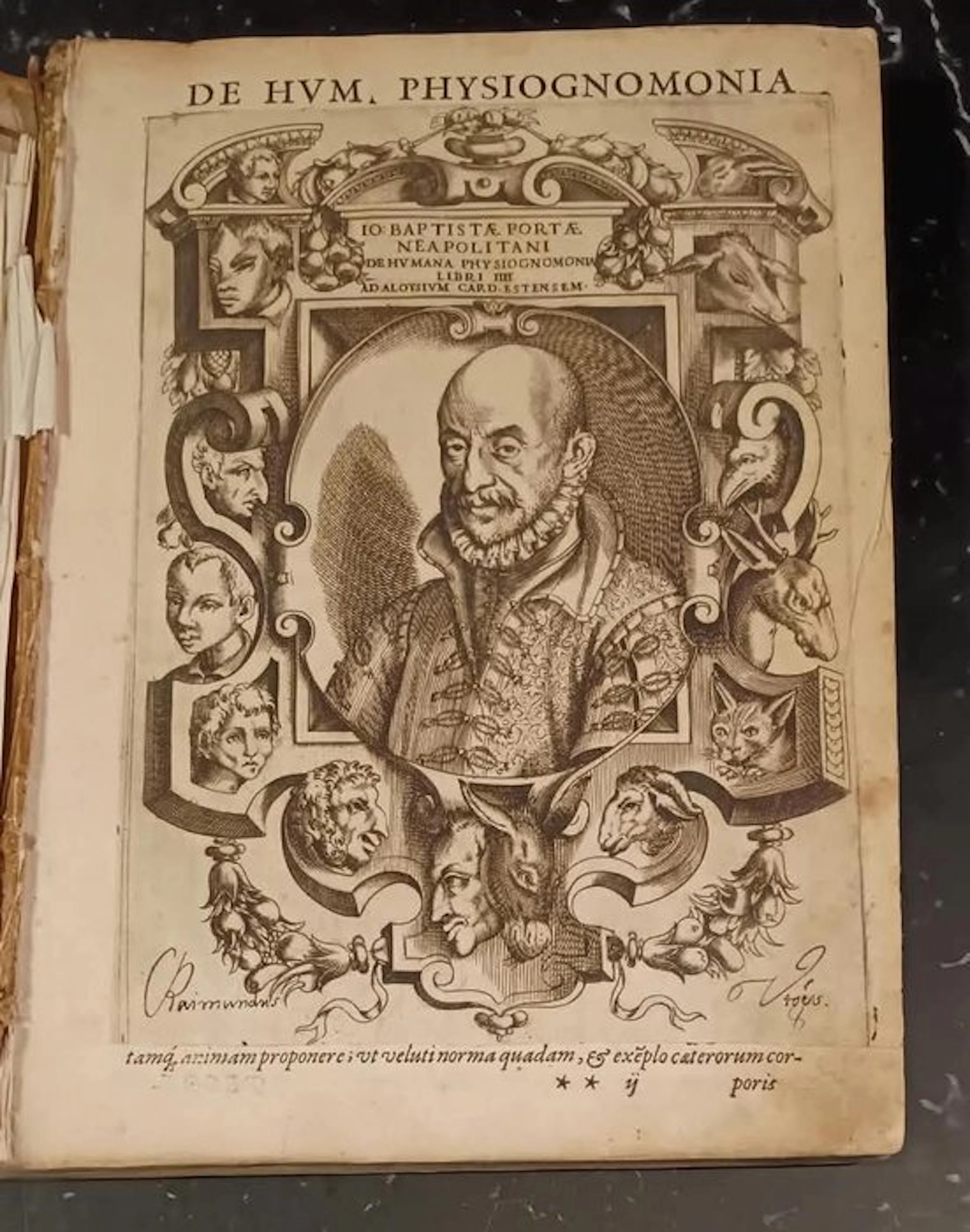 Giovanni Battista Della Porta - De Humana Physiognomonia - 1586