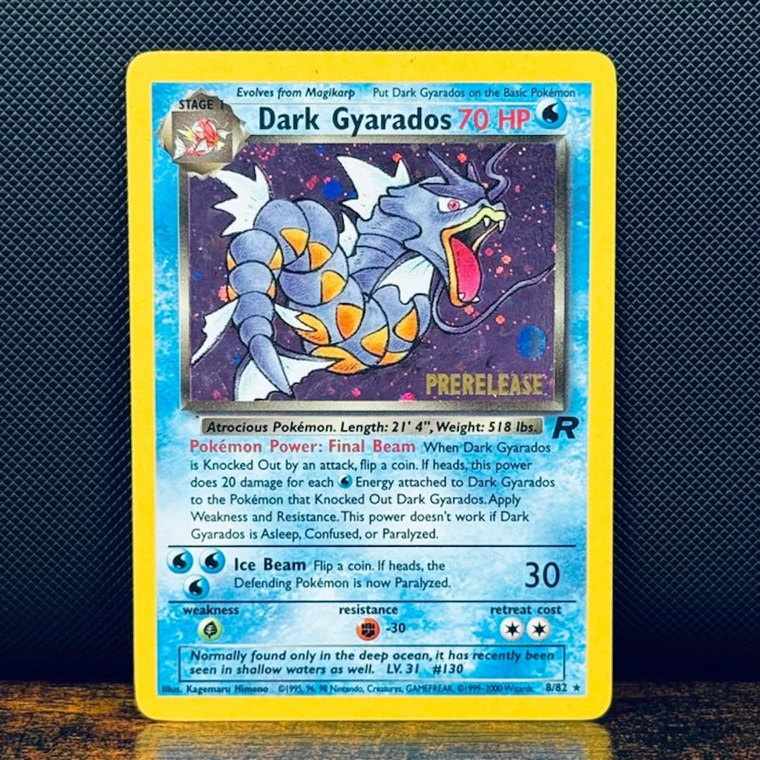 Pokémon Card - Dark Gyarados Prerelease Holo 25 – Pokémon