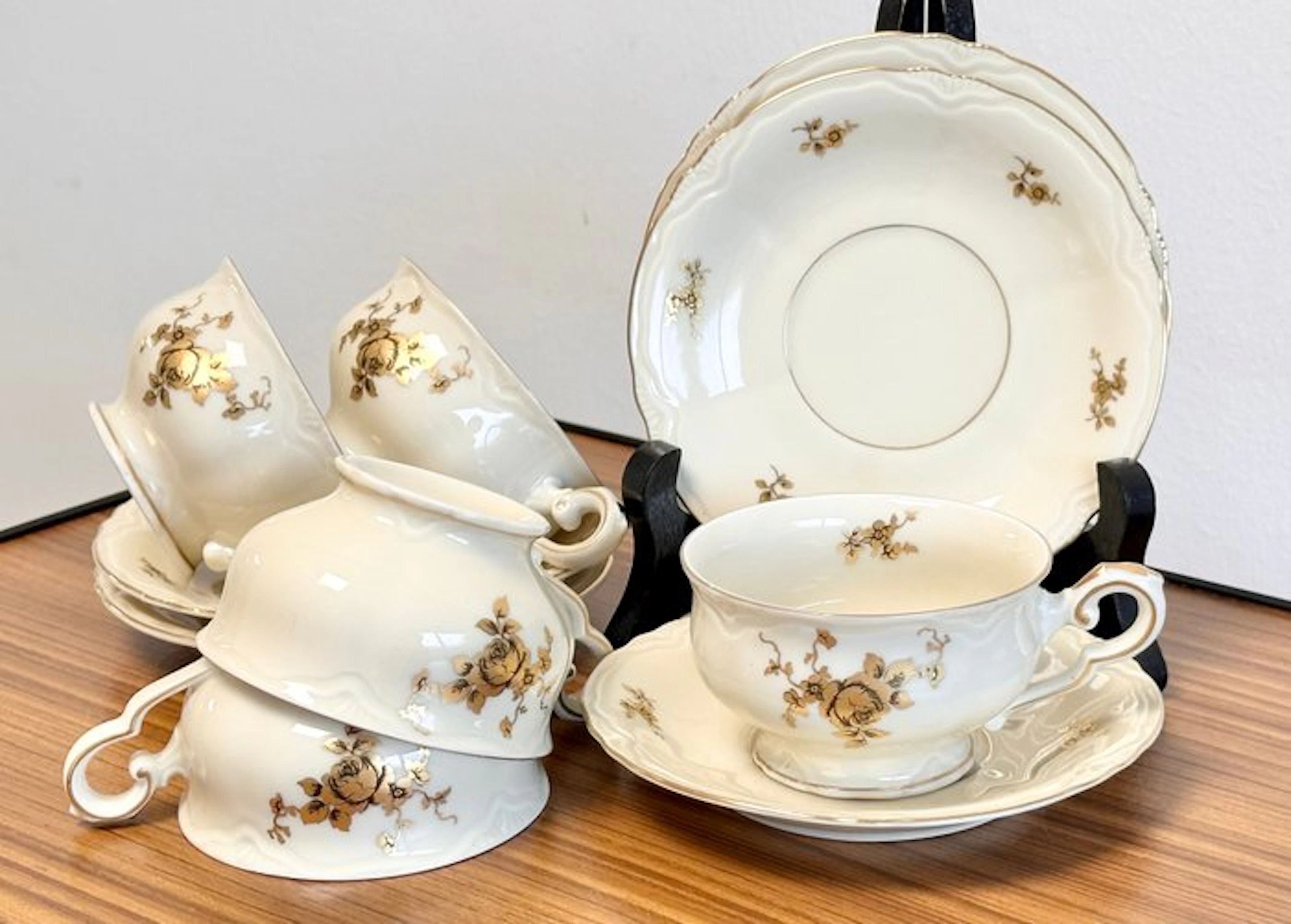 Alt Schönwald • Ivory colour porcelaine - Coffee set (5)...
