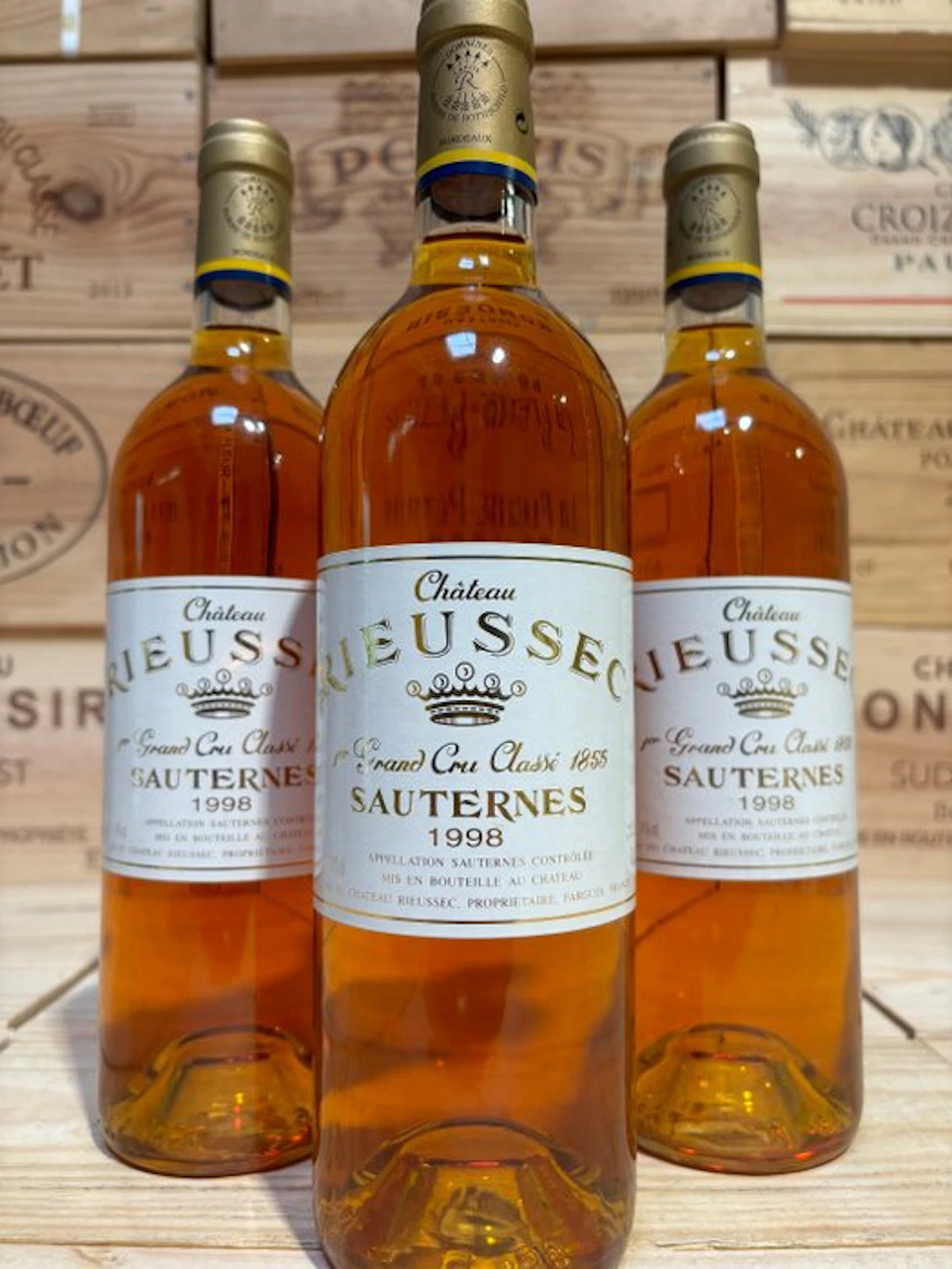 1998 Château Rieussec - Sauternes 1er Grand Cru Classé - 3 Bottles (0.75L)