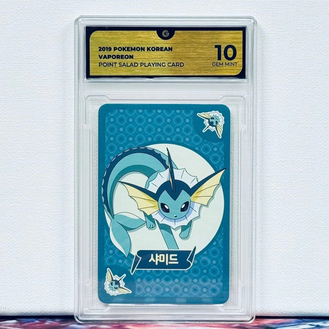 Pokémon Graded card - VAPOREON 2019 POKEMON KOREAN POINT...