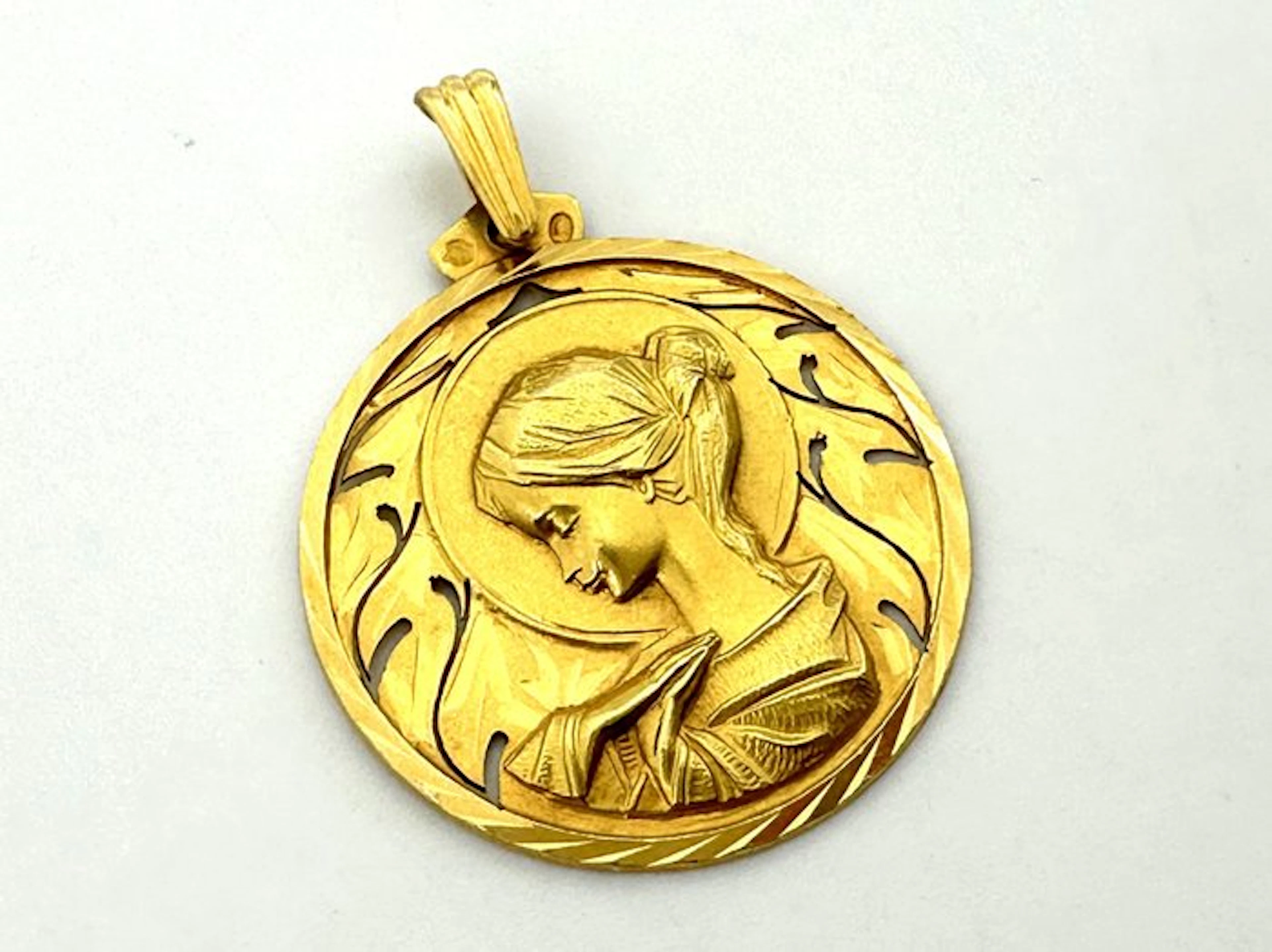 Medallion pendant - 18 kt. Yellow gold