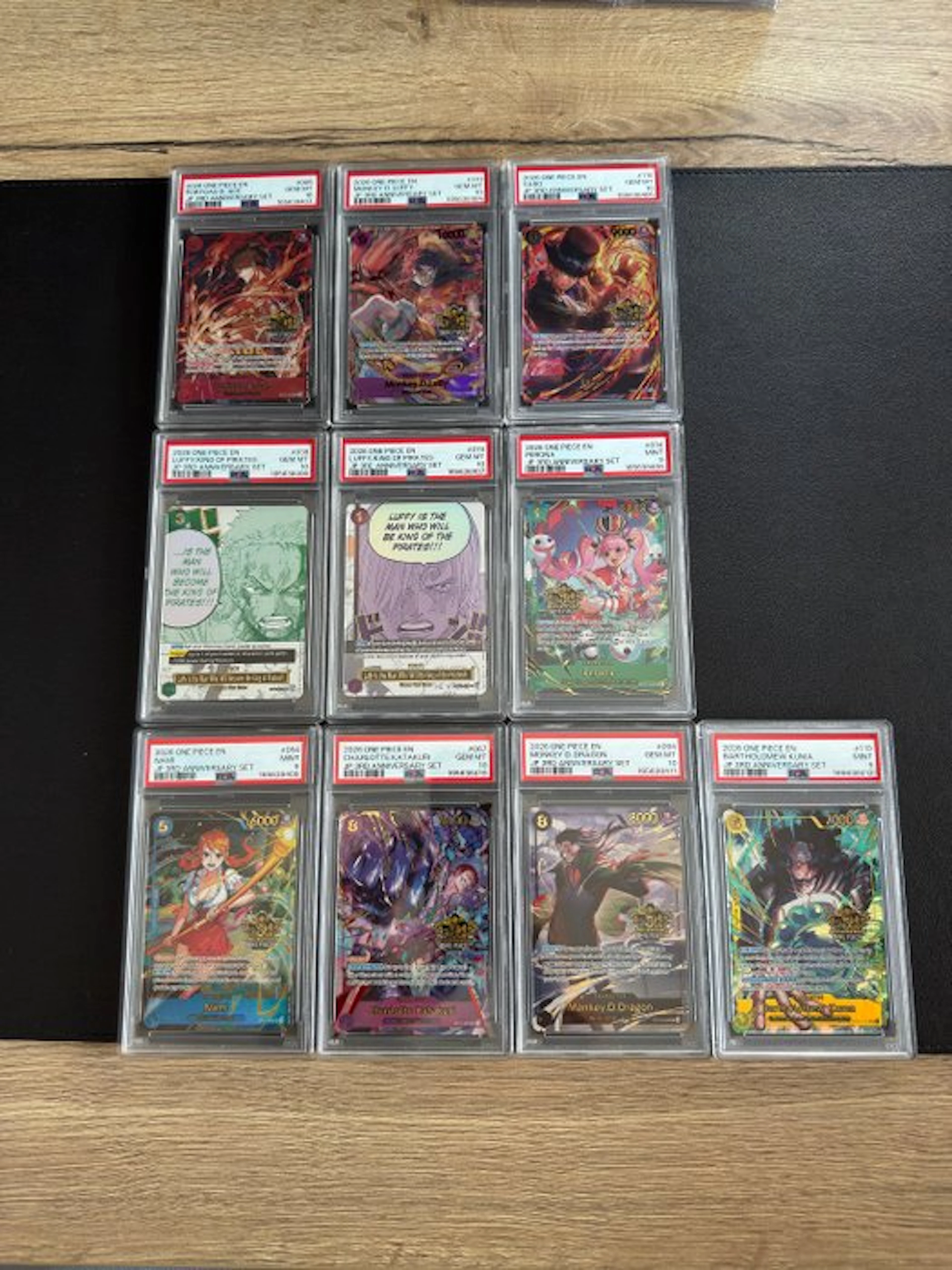Bandai - 10 Graded card - One Piece - One Piece Card Game...