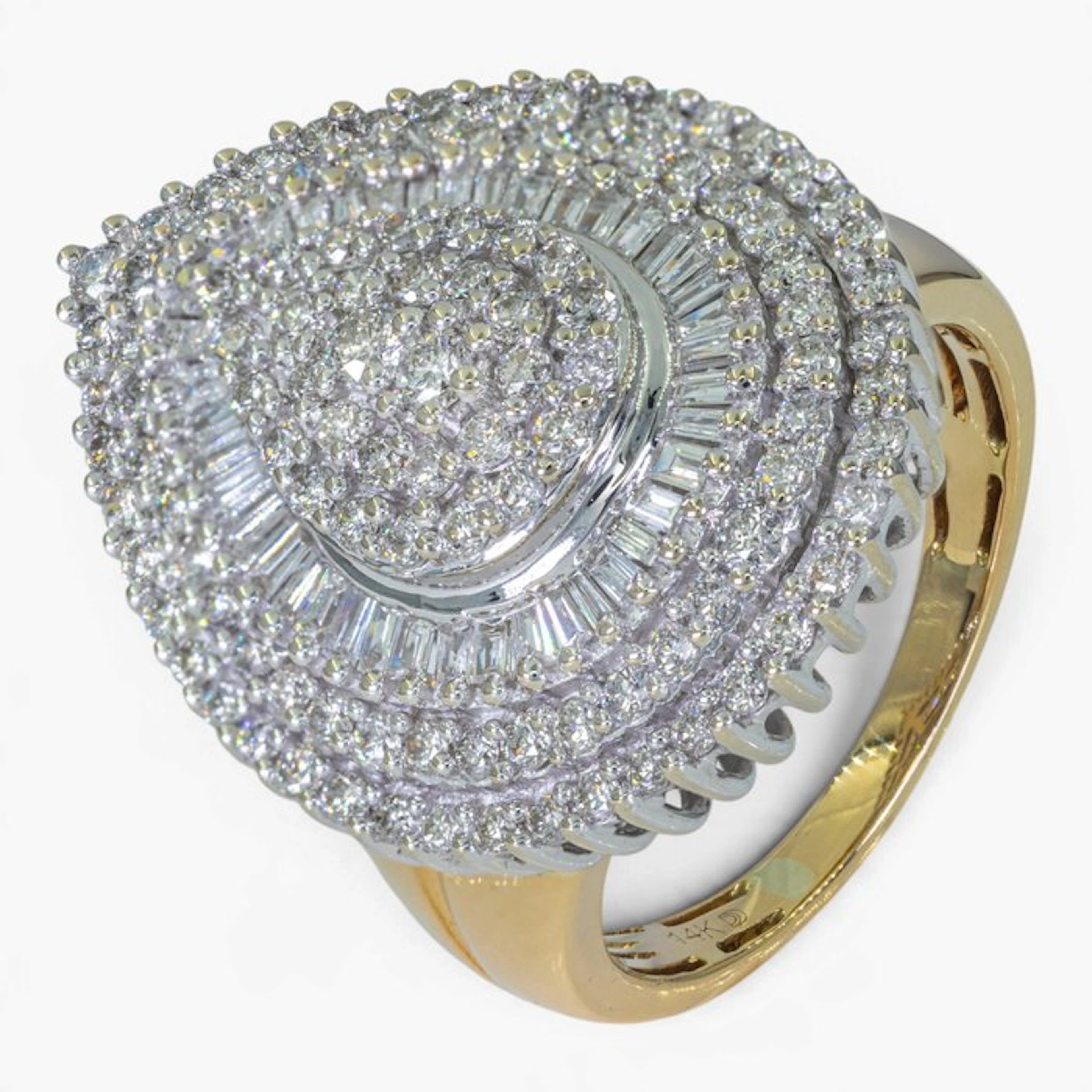 No reserve price - Ring - 14 kt