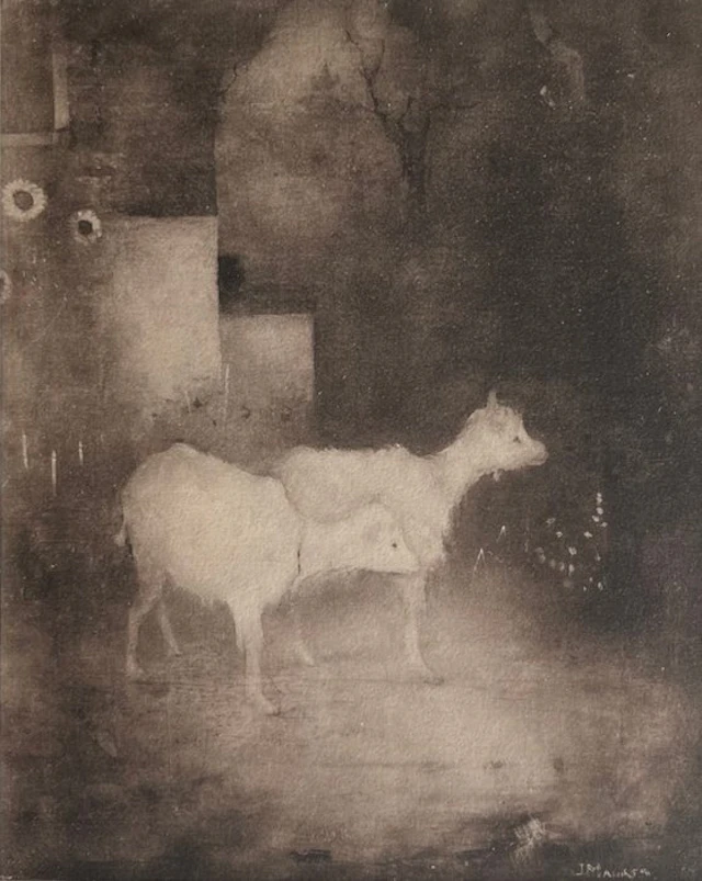 Jan Mankes (1889-1920) - Twee geitjes in Bosch