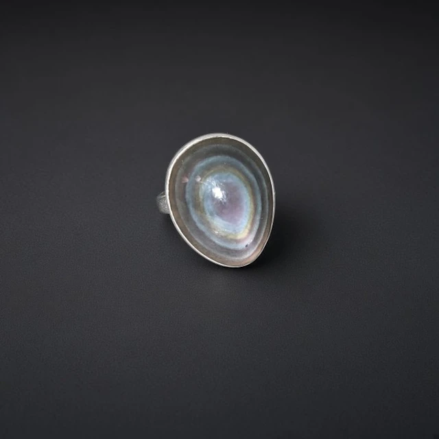 Celestial Eye Obsidian Ring