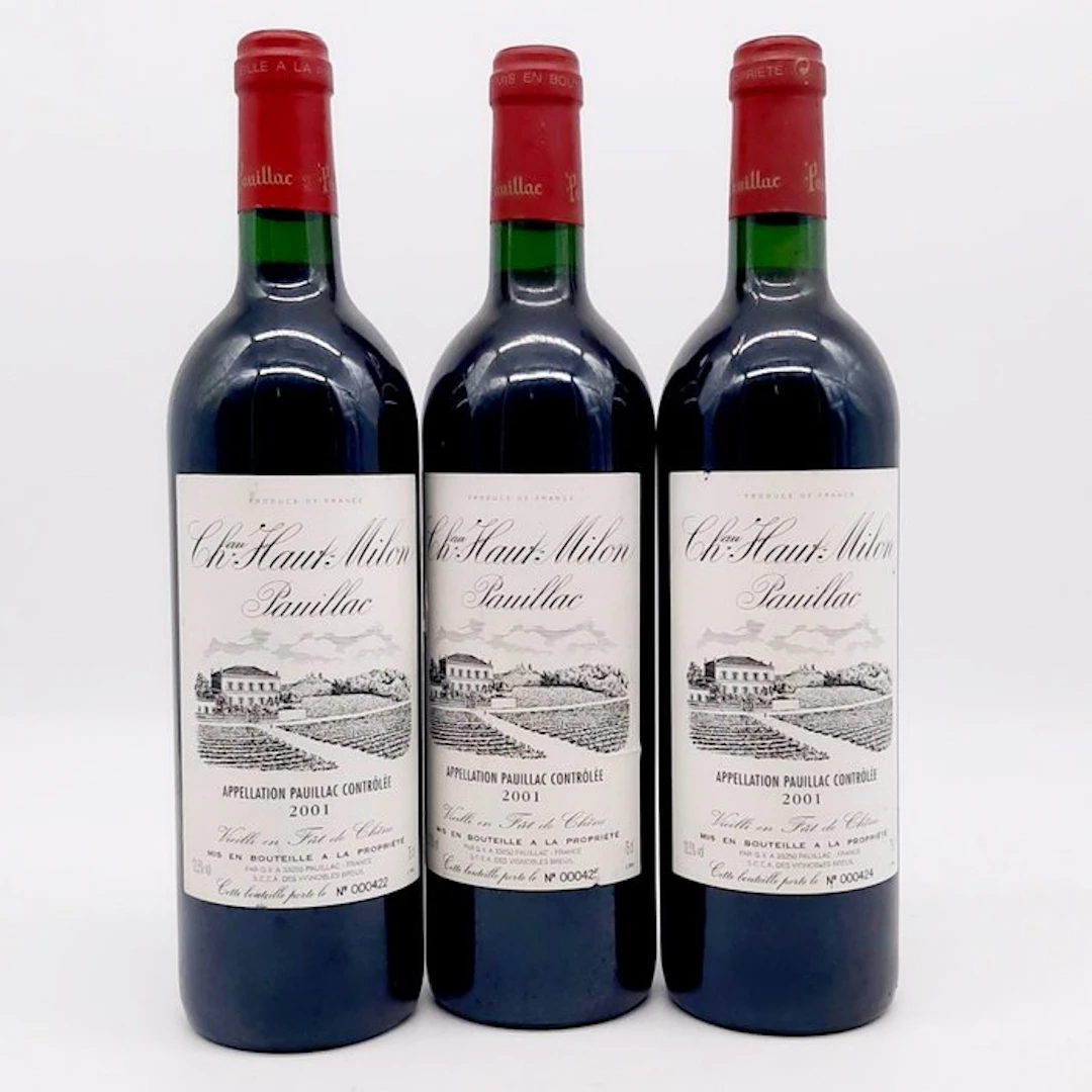 2001 Chateau Haut Milon - Pauillac - 3 Bottles (0.75L)