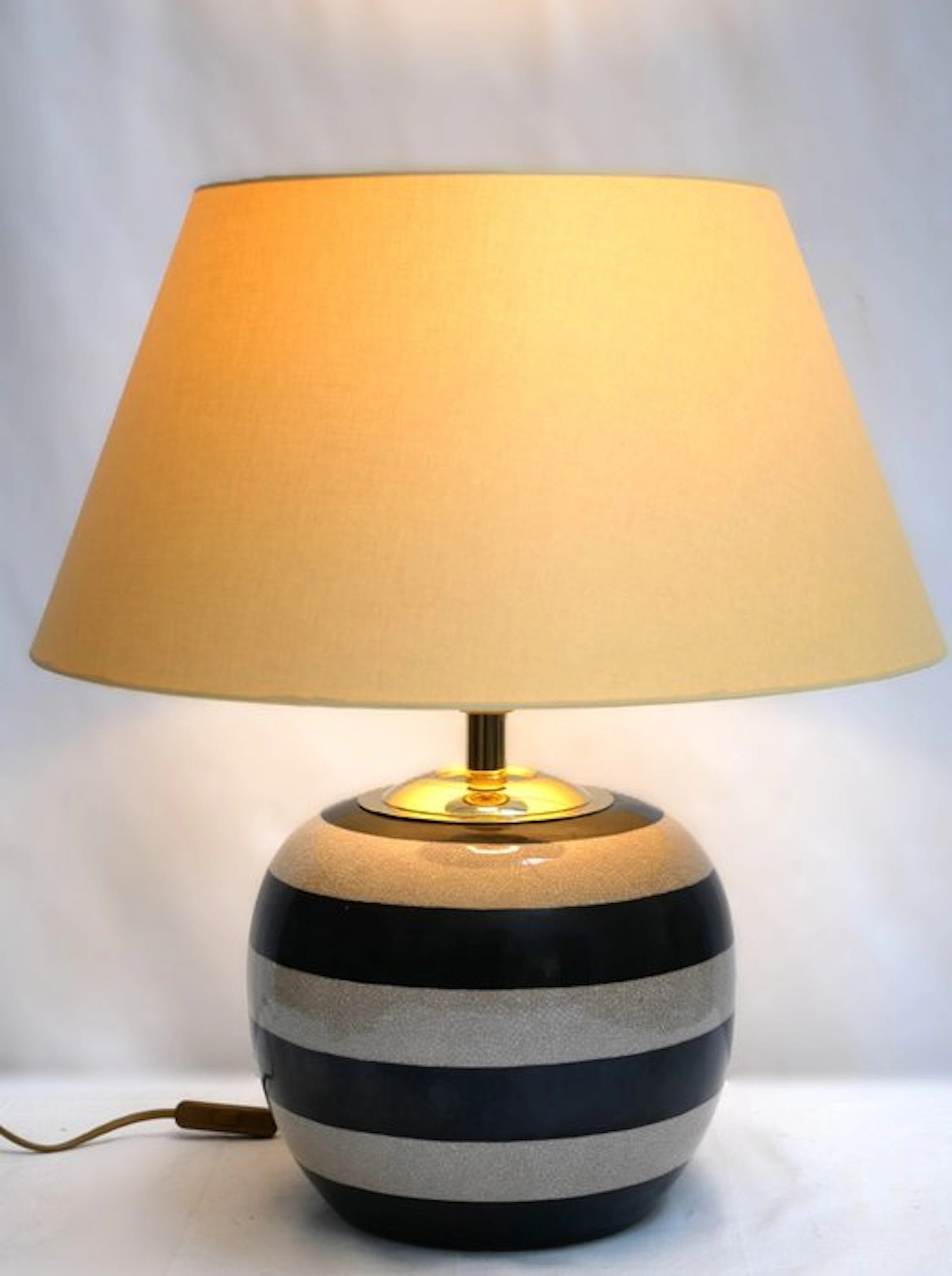 Lamp - Porcelain, Brass, hand-painted - made in Germany