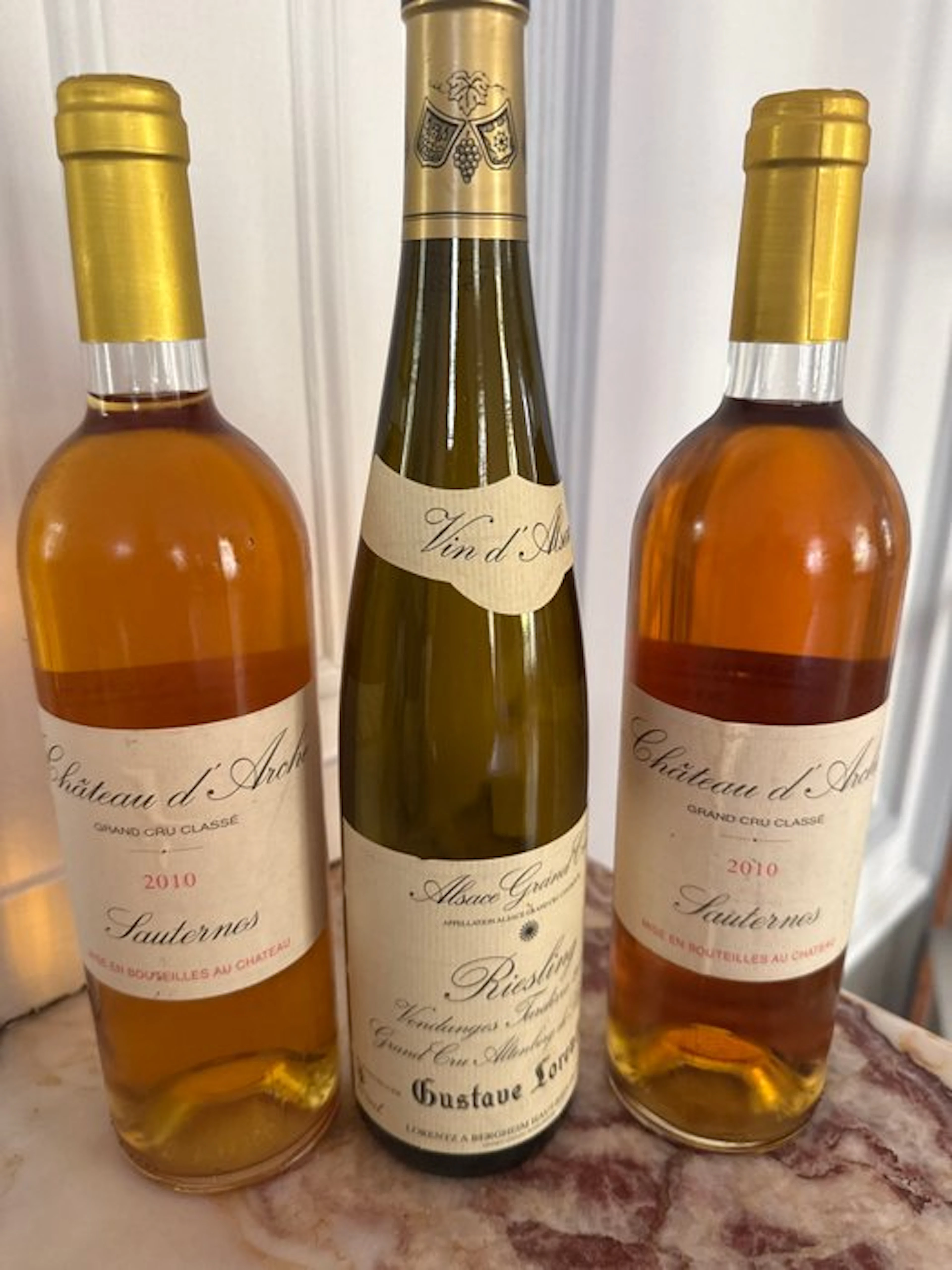 2010 Château d'Arche Sauternes (2x) & 2006 Gustave...