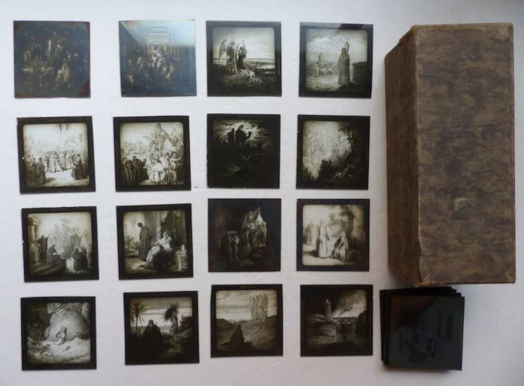Gustave Doré - 24 placas de cristal positivo