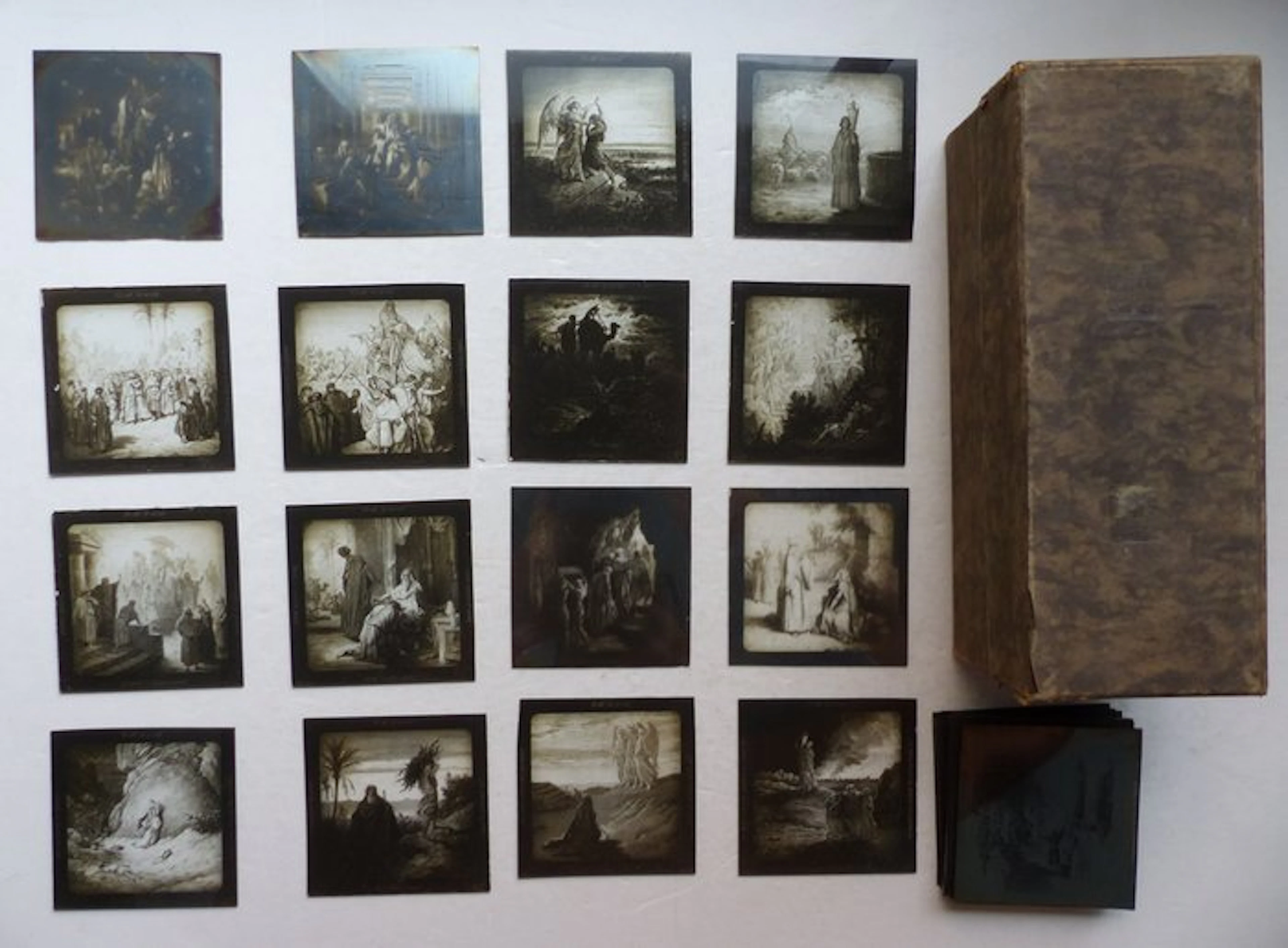 Gustave Doré - 24 placas de cristal positivo
