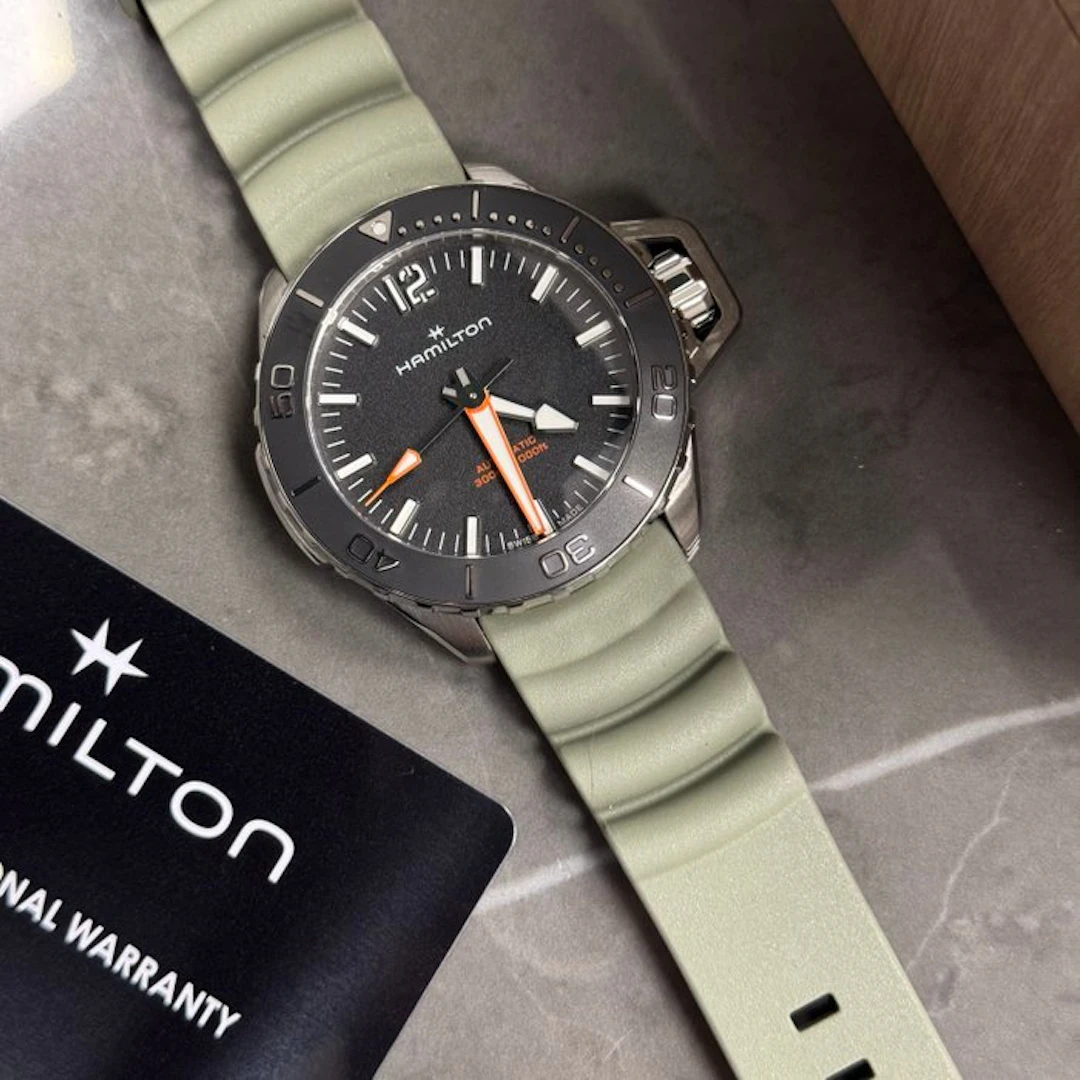 Hamilton - KHAKI NAVY FROGMAN AUTO - H77455331 - Men - 2025+
