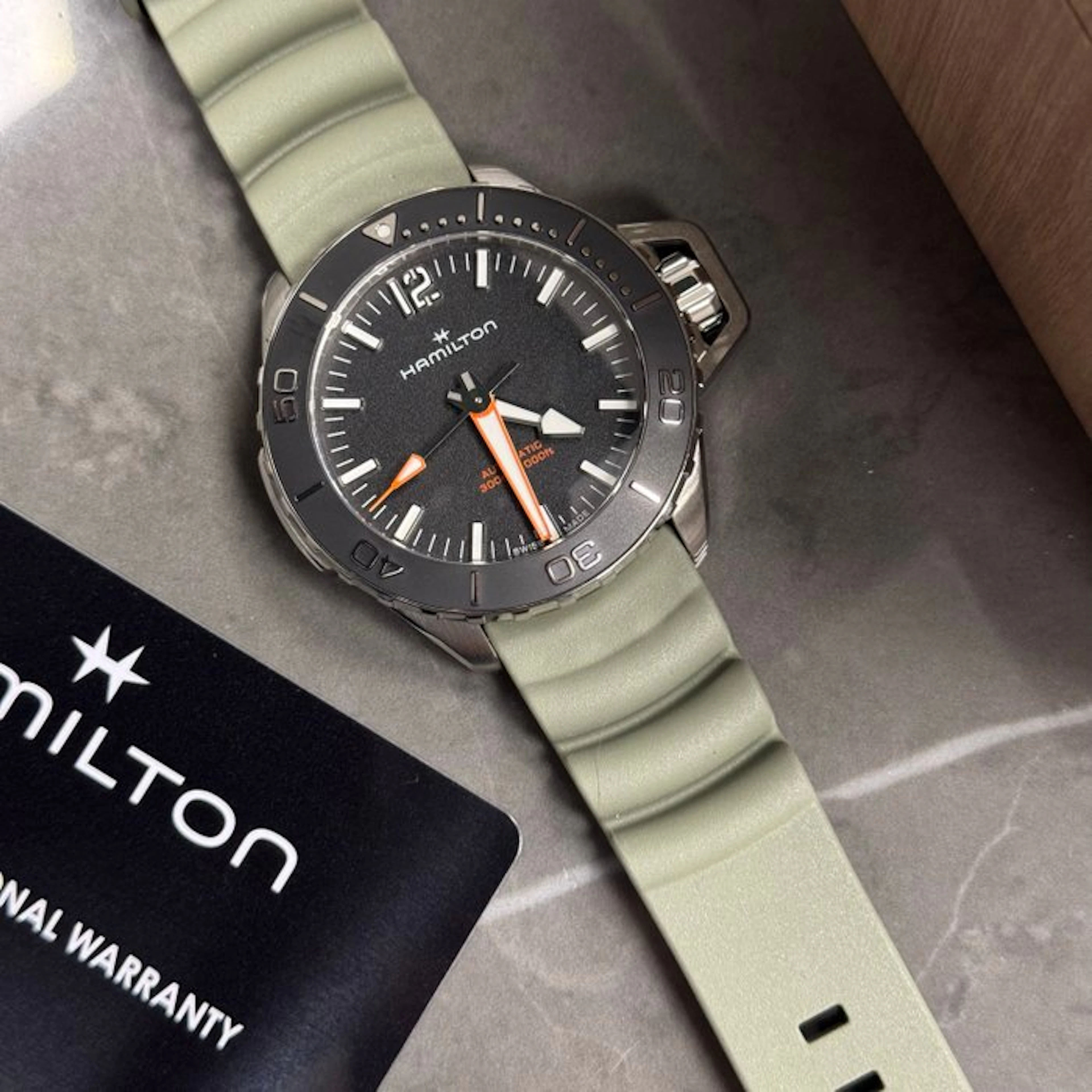 Hamilton - KHAKI NAVY FROGMAN AUTO - H77455331 - Men - 2025+