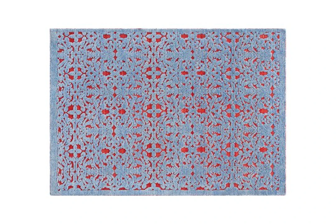 GAN Rugs - GAN Estudio - Rug - 300 cm - 200 cm - DAMASCO BLUE