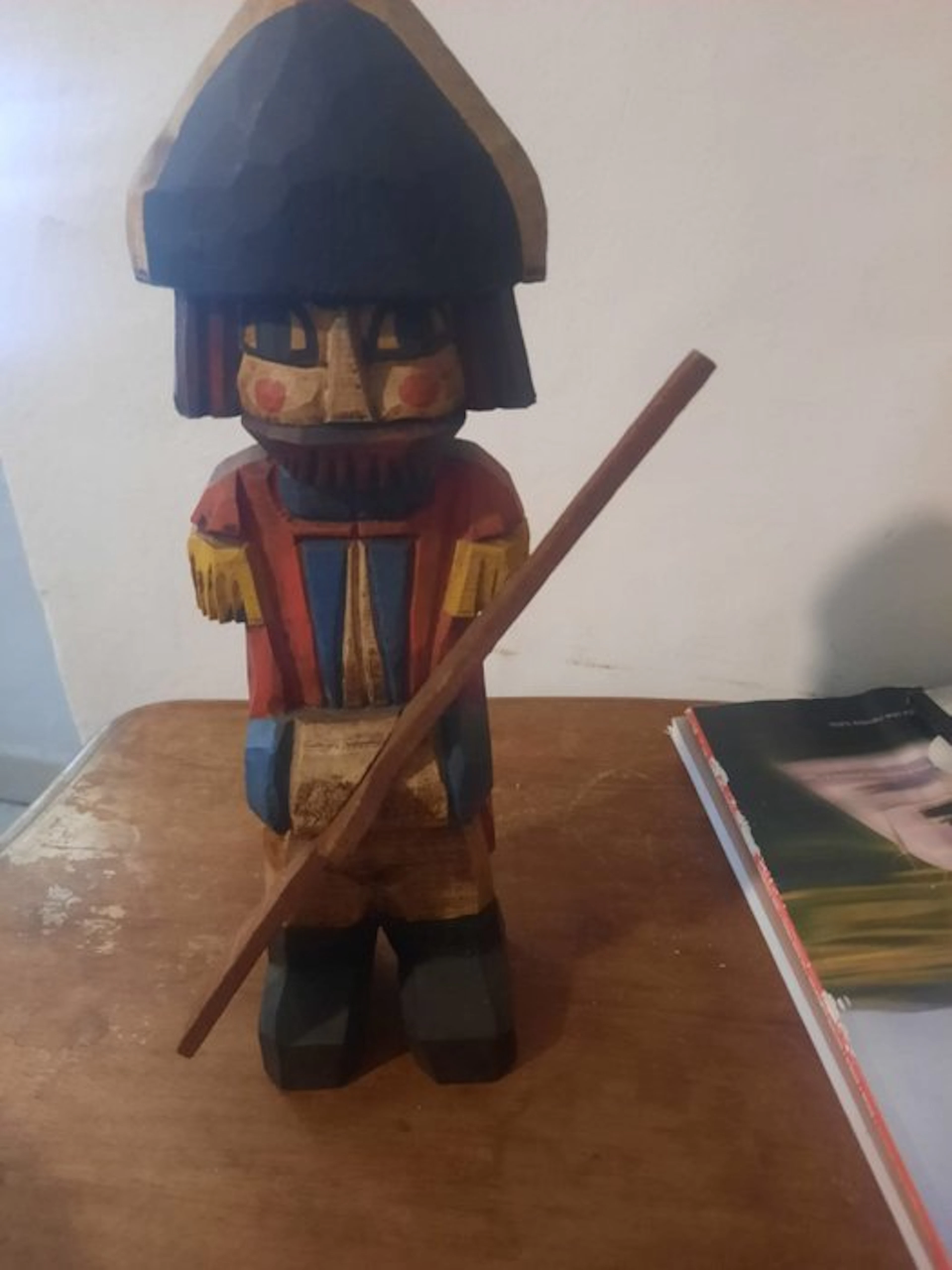 Picchio - Toy figurine Soldato scolpito - 1960-1970