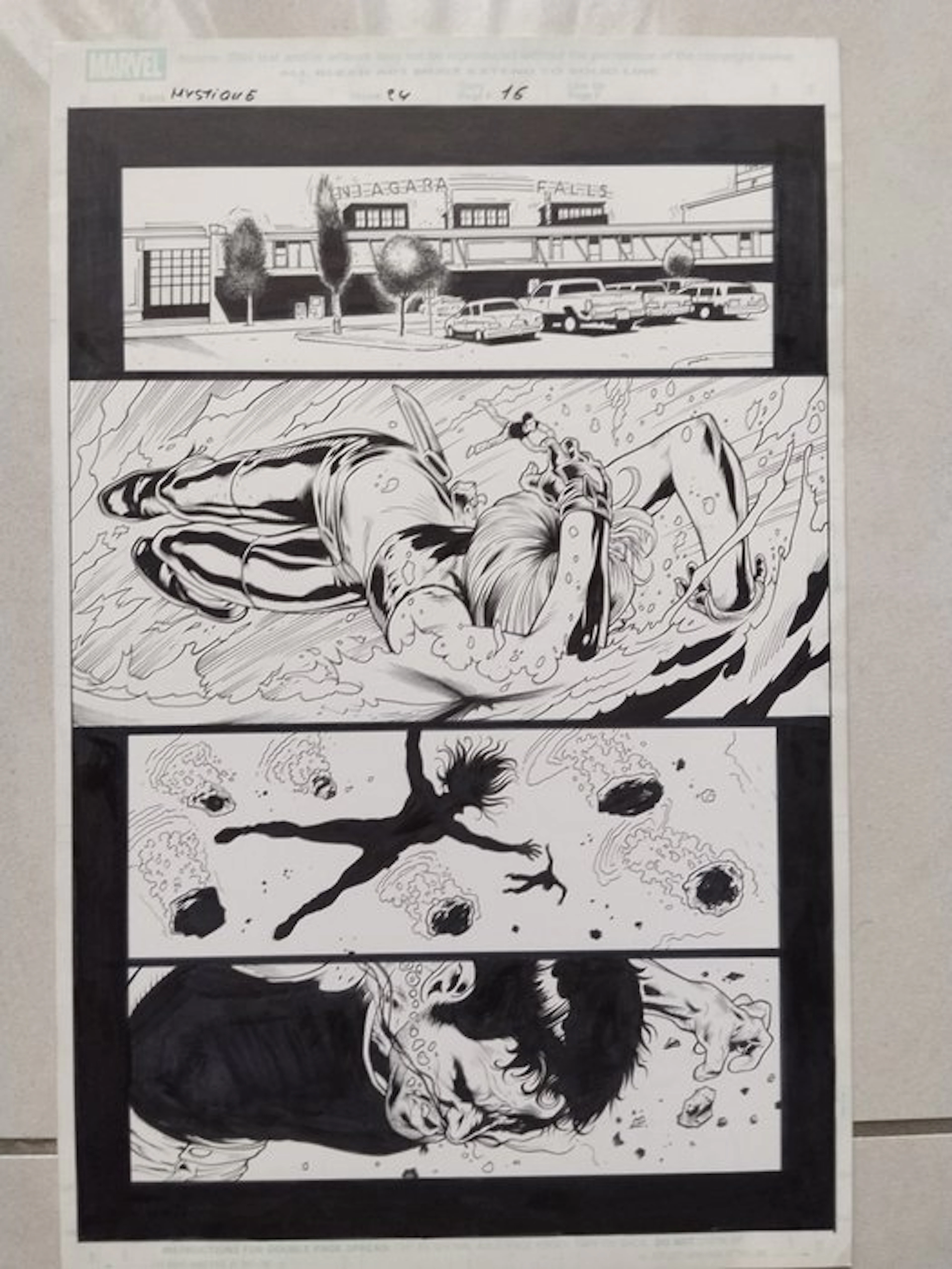 Manuel Garcia - 1 Original page - X-Men : Mystique 24 pg 16