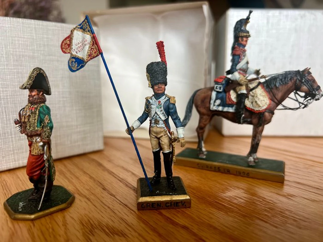 Miniature figurine - Lot de 3 figurines: Cuirassier 1806...