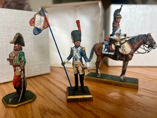 Miniature figurine - Lot de 3 figurines: Cuirassier 1806...