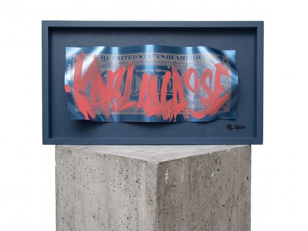Karl Lagasse - Sculpture Alluminium et Bois NEW *One...