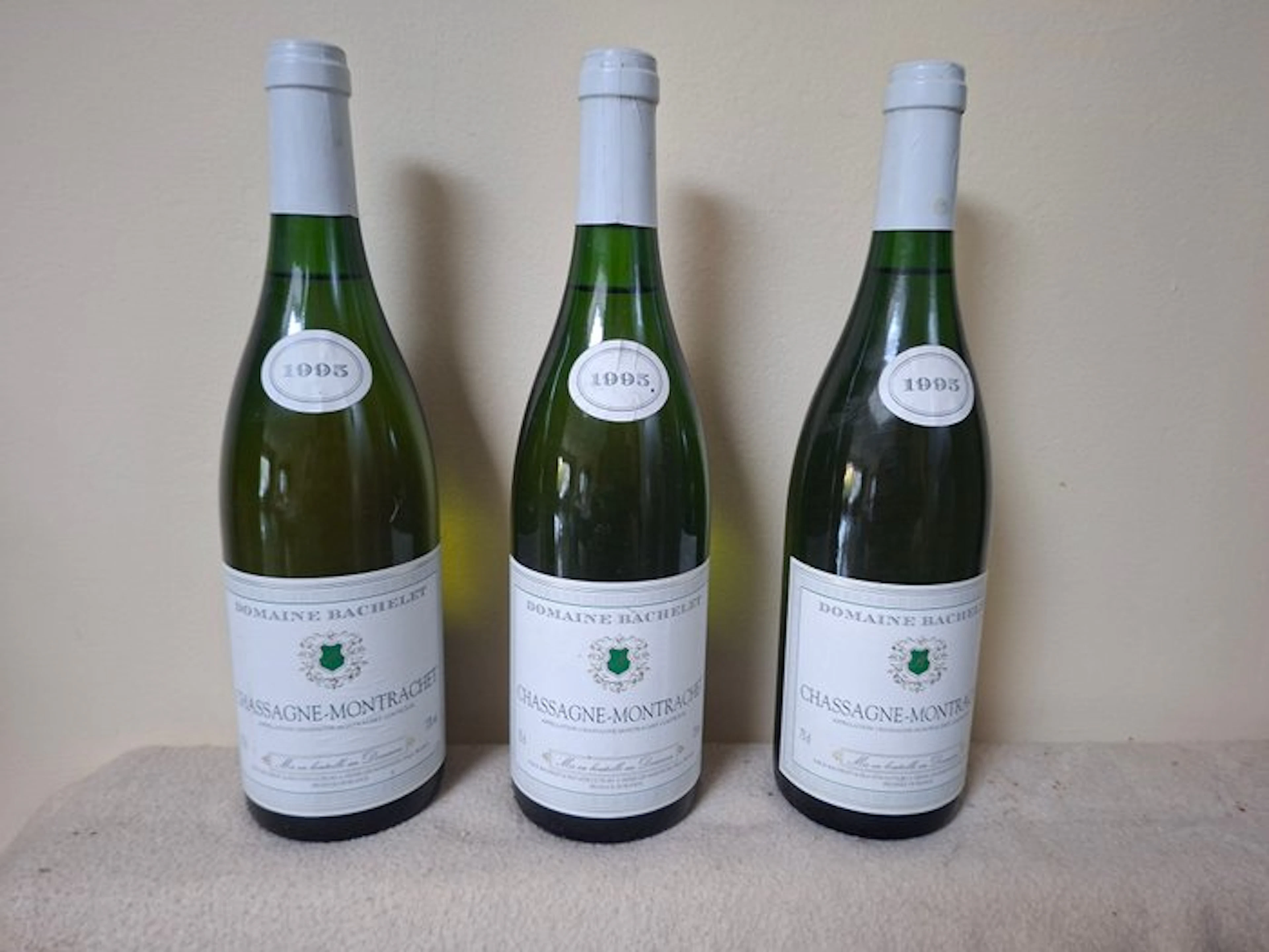 1995 Domaine Bachelet - Chassagne-Montrachet - 3 Bottles (0.75L)