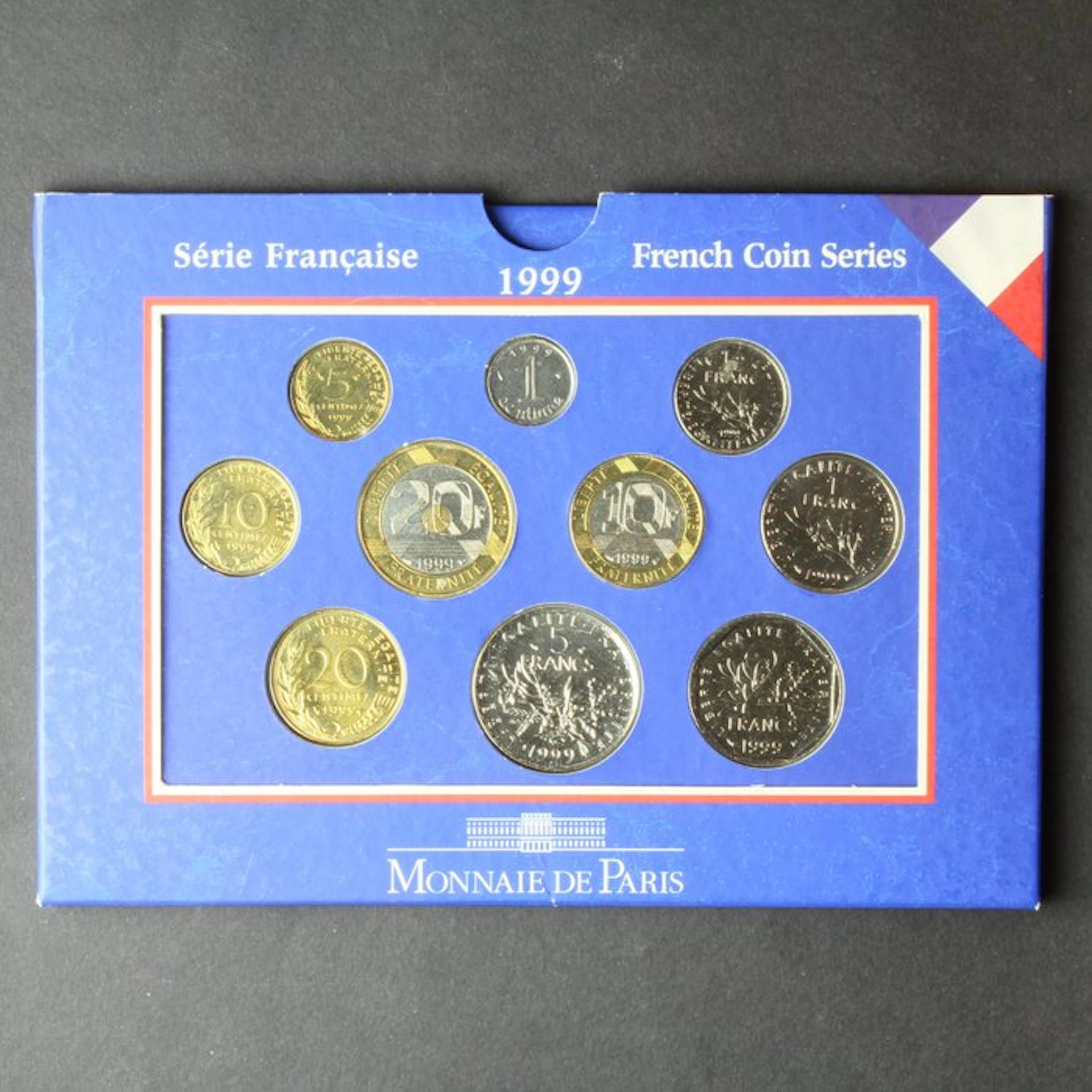 France. Mint Set (BU) 1999 (10 monnaies) (No reserve price)