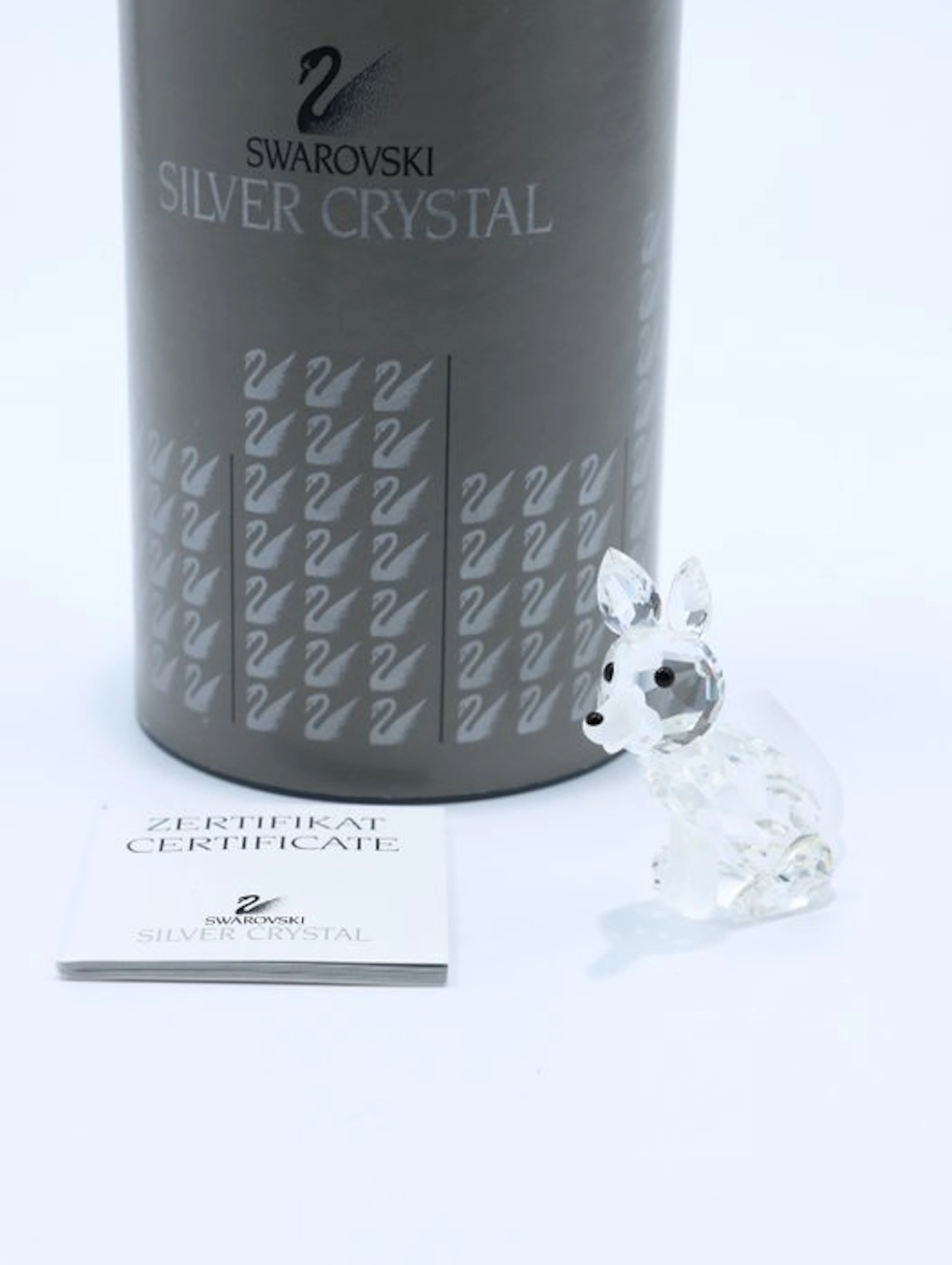 Figure - Swarovski - Zittende Vos Groot (Boxed + certificate) - Crystal