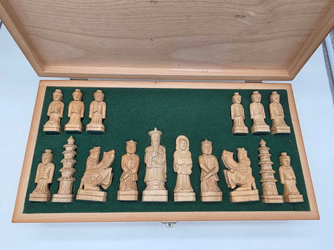 chinese chess set import dordrecht netherland - Chess set - Wood