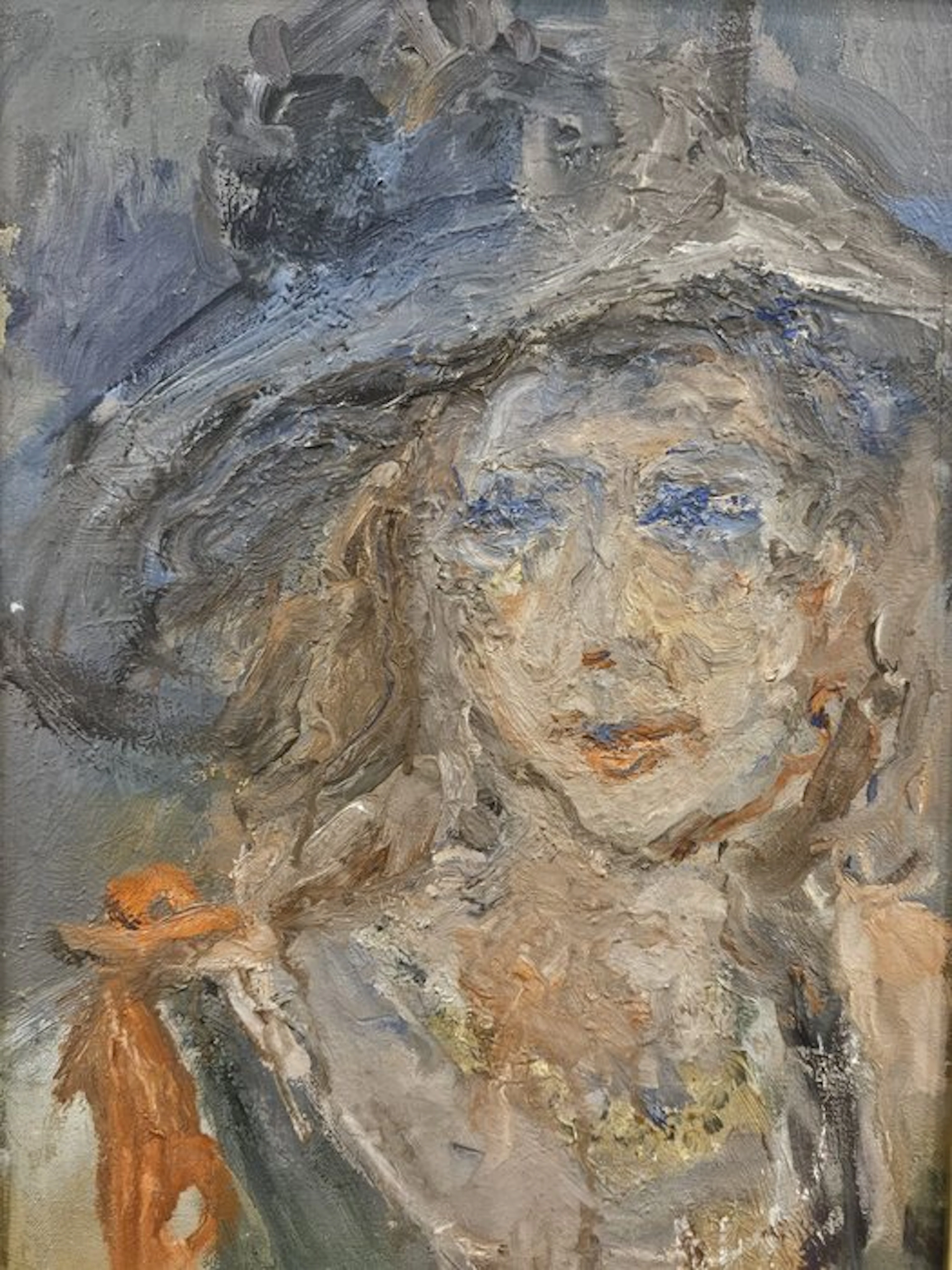 Escuela Expresionista Europea (XX) - Retrato de Dama