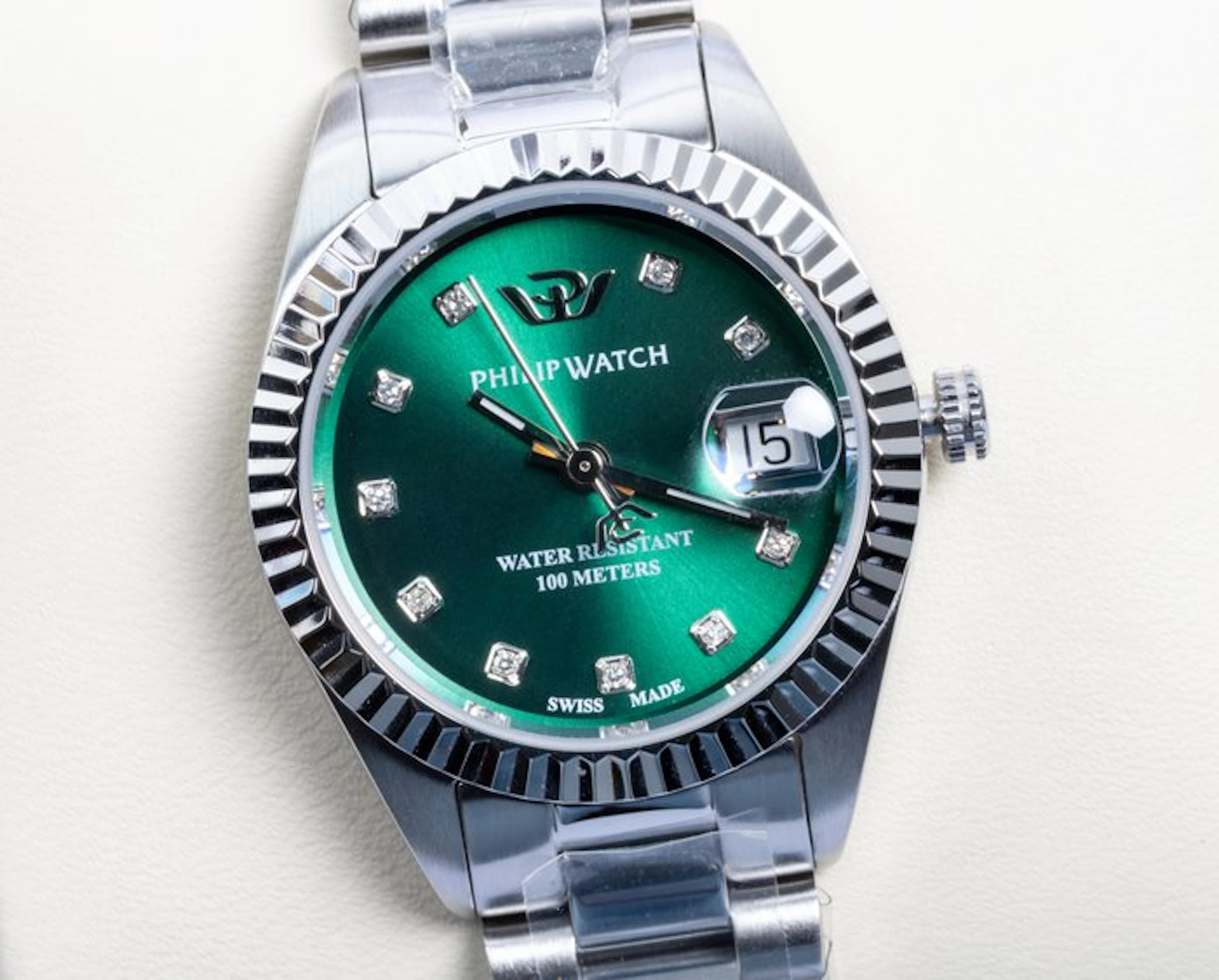 Philip Watch - Caribe Urban - Diamonds - Royal Green...