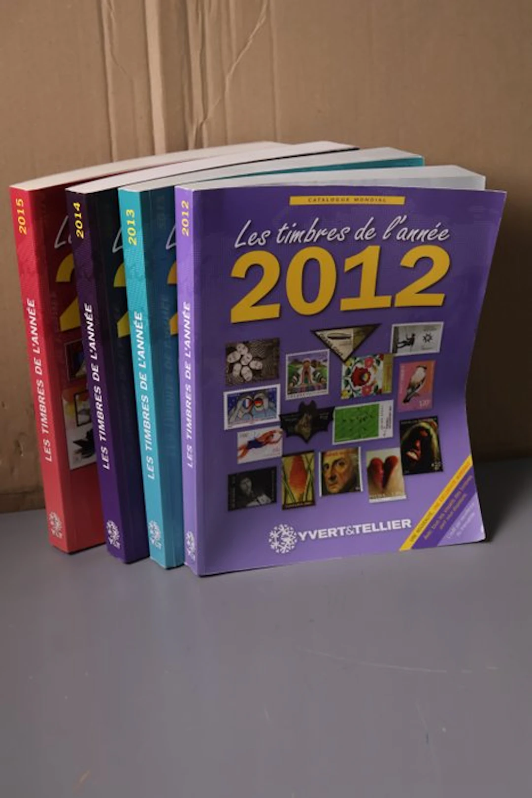 World 2012/2015 - 4 Yvert & Tellier Full Colour catalogues