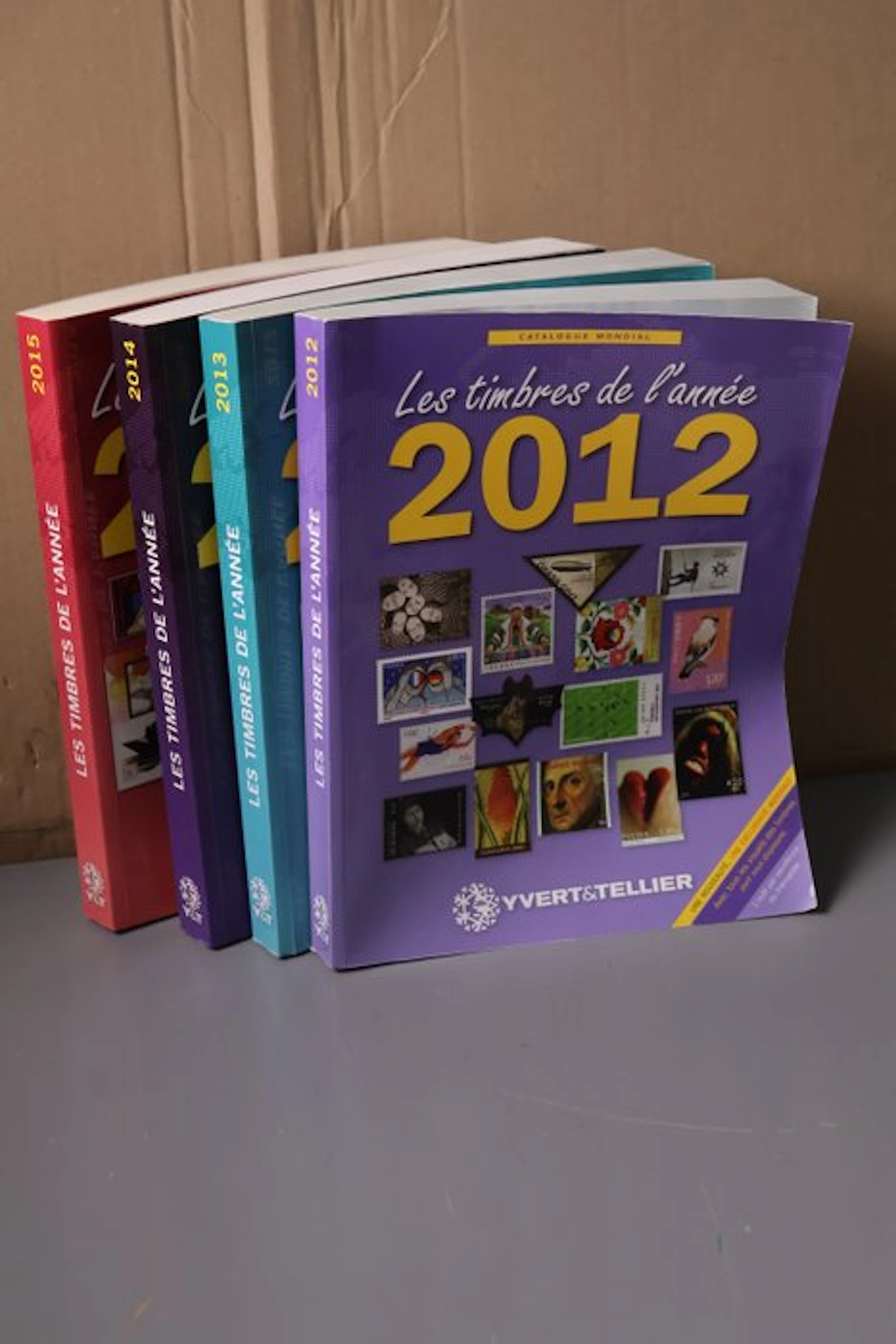 World 2012/2015 - 4 Yvert & Tellier Full Colour catalogues