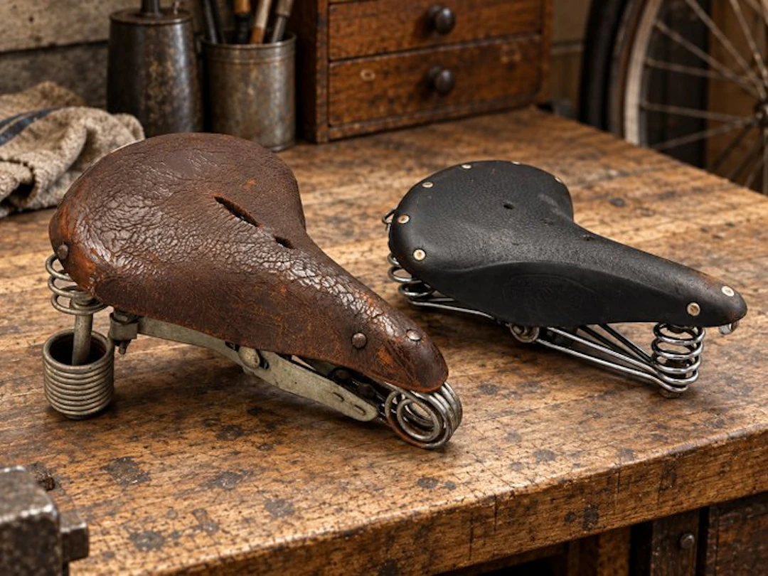 Authentieke Lepper en Brooks zadels - Saddle - 1935