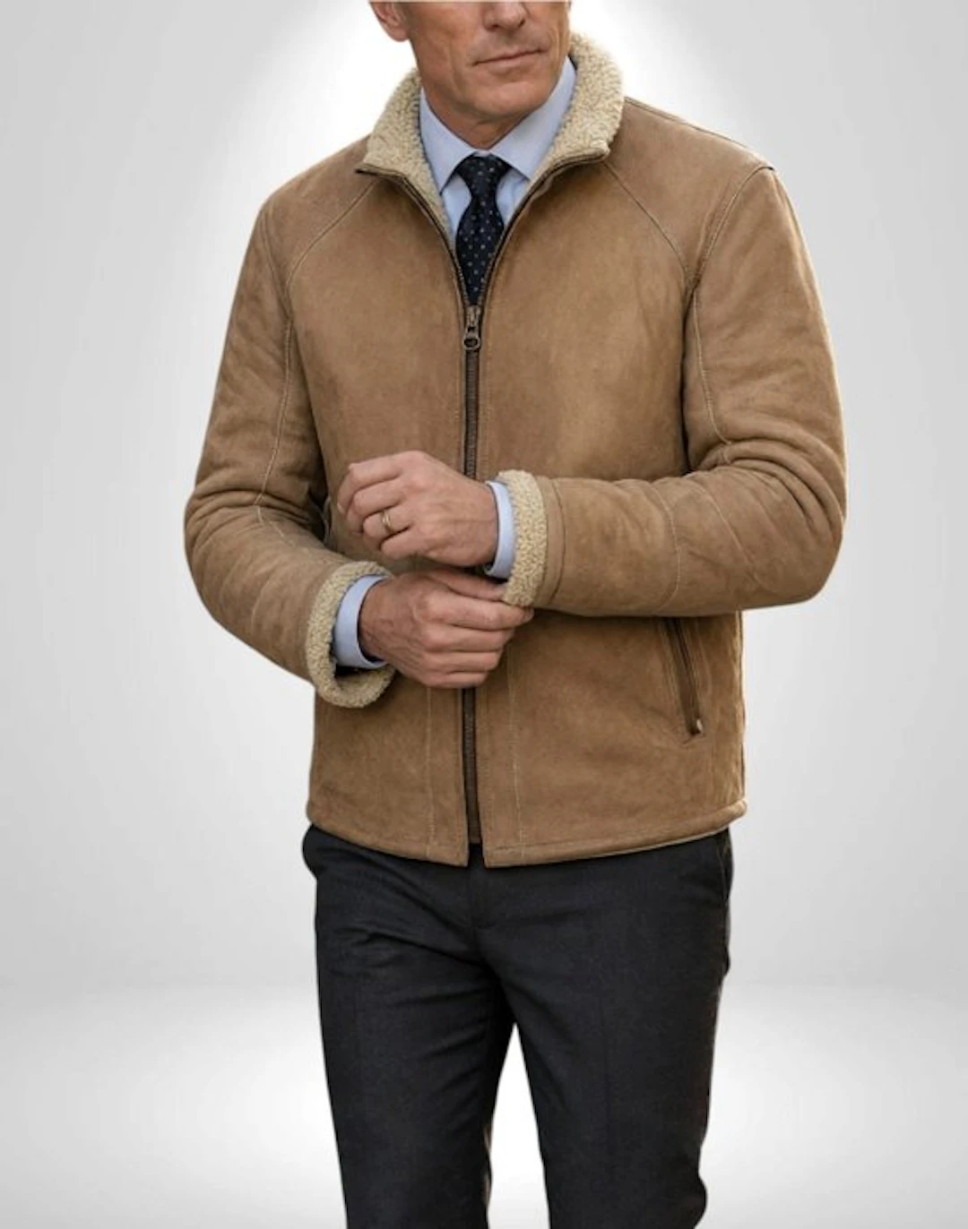 HUGO BOSS Premium Genuine Leather Jacket Exclusive Collection Tg