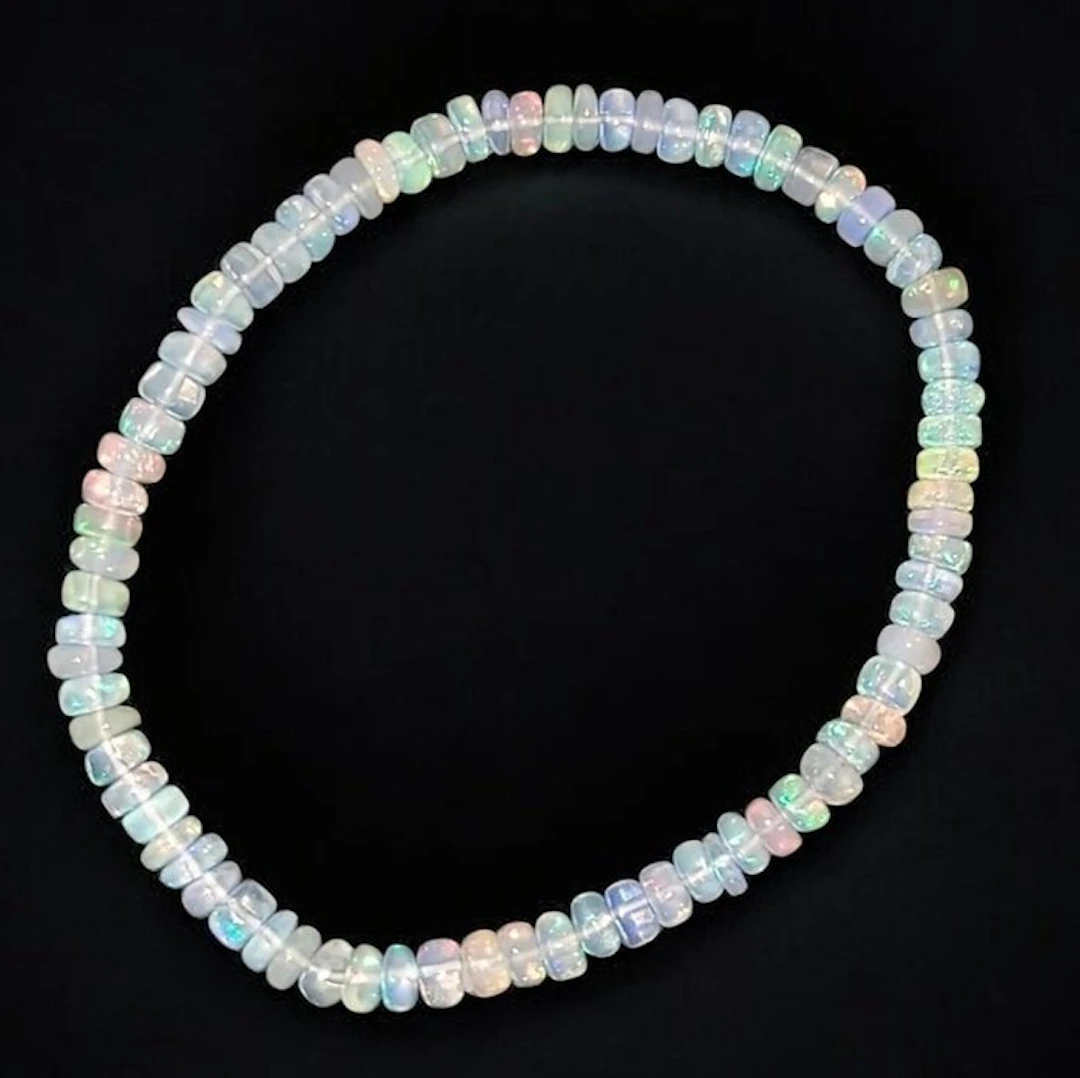 Multicolored Welo opal of Ethiopian origin