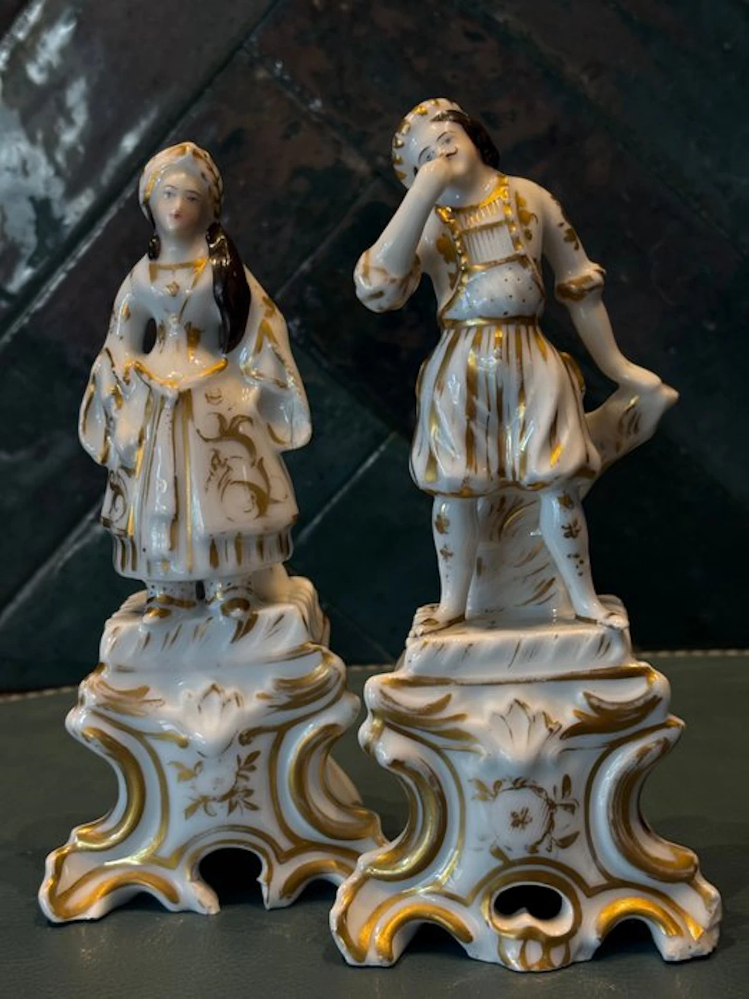 Vieux - Brussels Handwerk Antiek - Figurine - 19 eeuws 1850 (2) - Porcelain