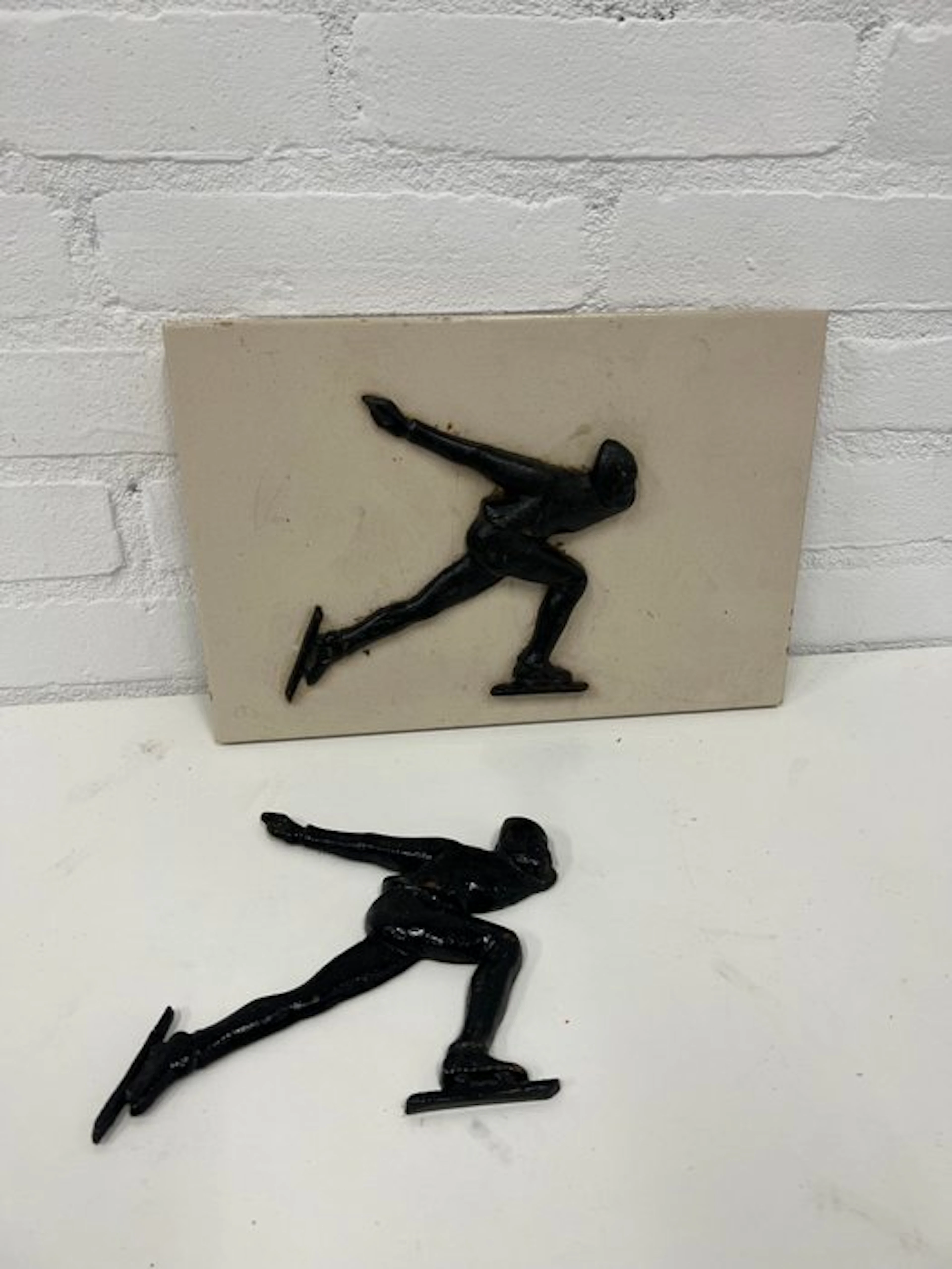 Wall decoration (2) - skates - Netherlands - Cast-Iron Skater