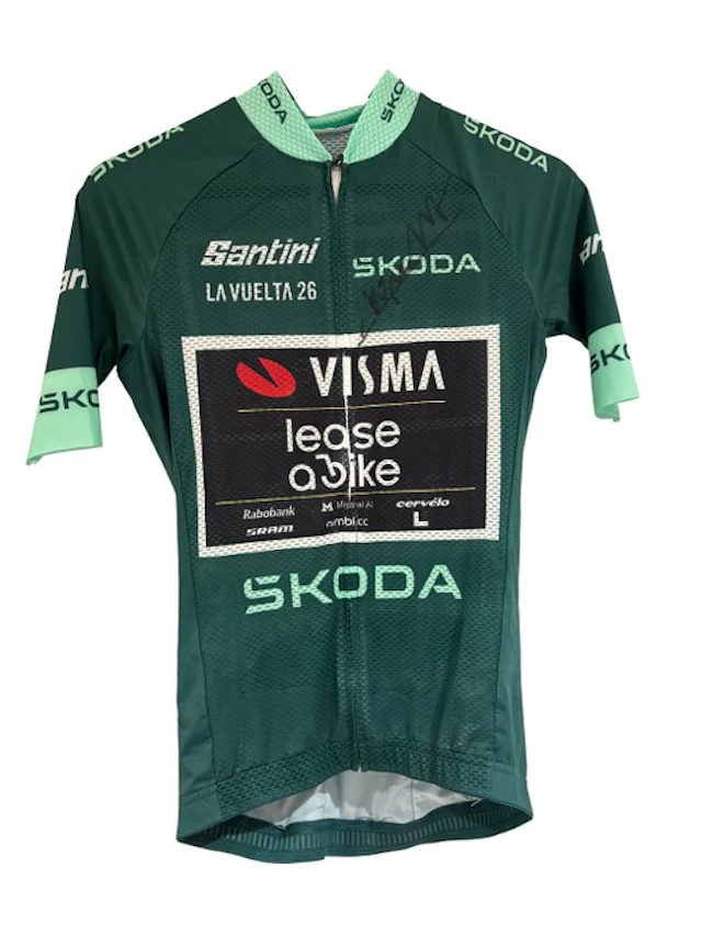 Team Visma | Lease a Bike - Green replica jersey from La...