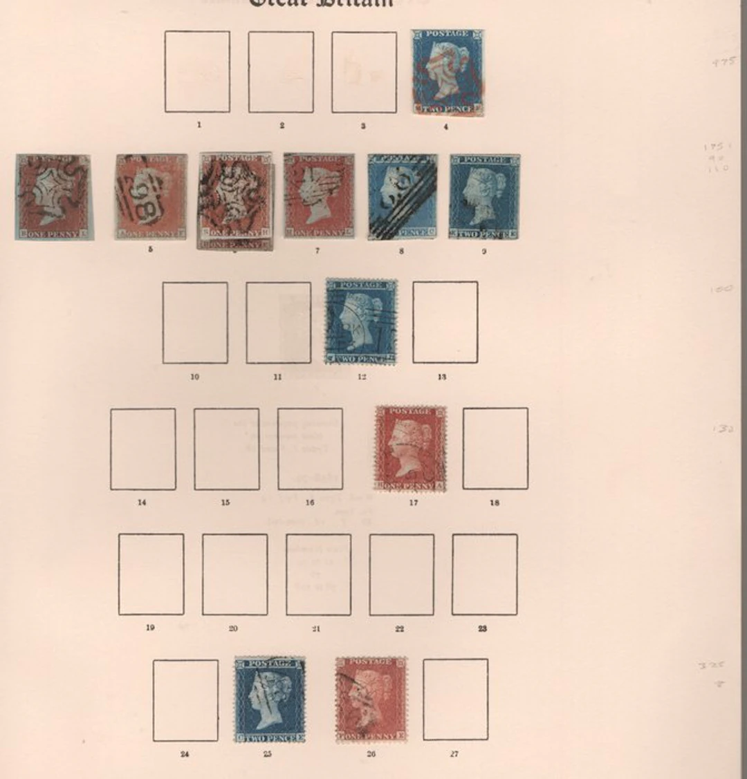 Great Britain 1840/1887 - Great Britain A beautiful...