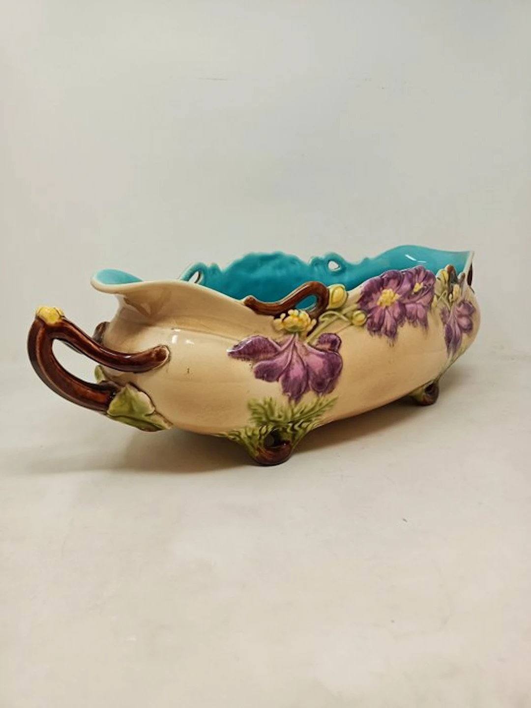 Sarreguemines - Sarreguemines - Vase - Majolica - Borbotine Liberty