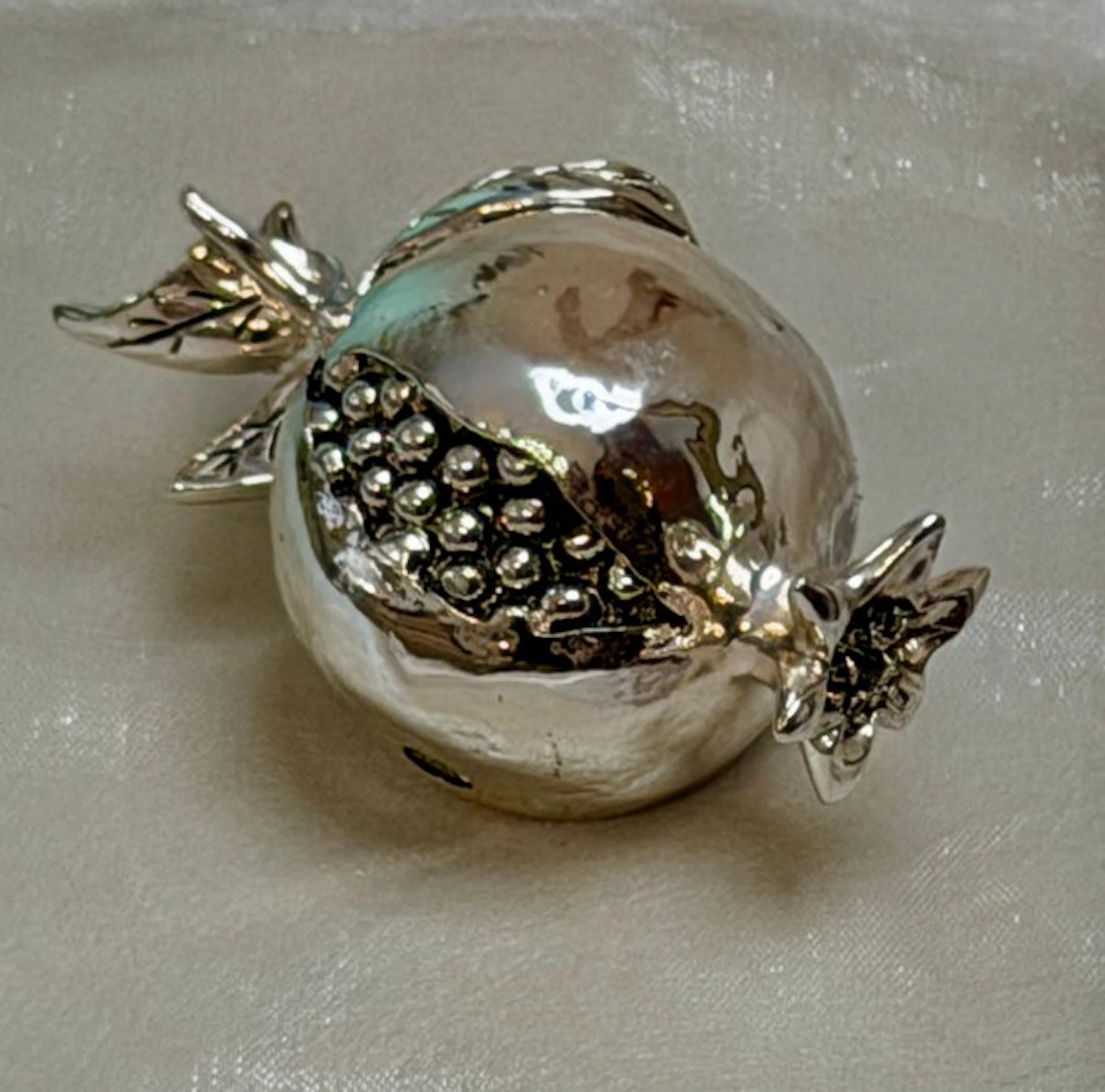 Argenteria La Piramide - Figurine - Realistic Pomegranate...