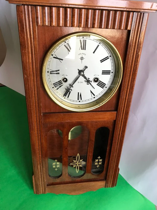 Pendulum clock - Wood, Brass - 1980-1990 - Mechanic 12 Chimes