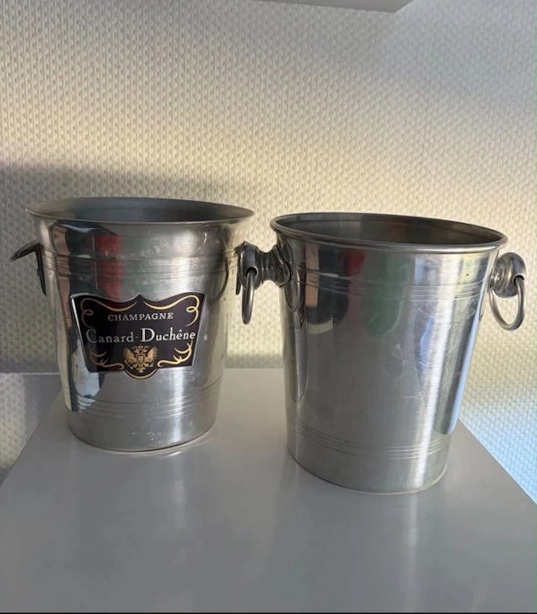 Canard-Duchêne - Champagne cooler (2) - Aluminium, Metal