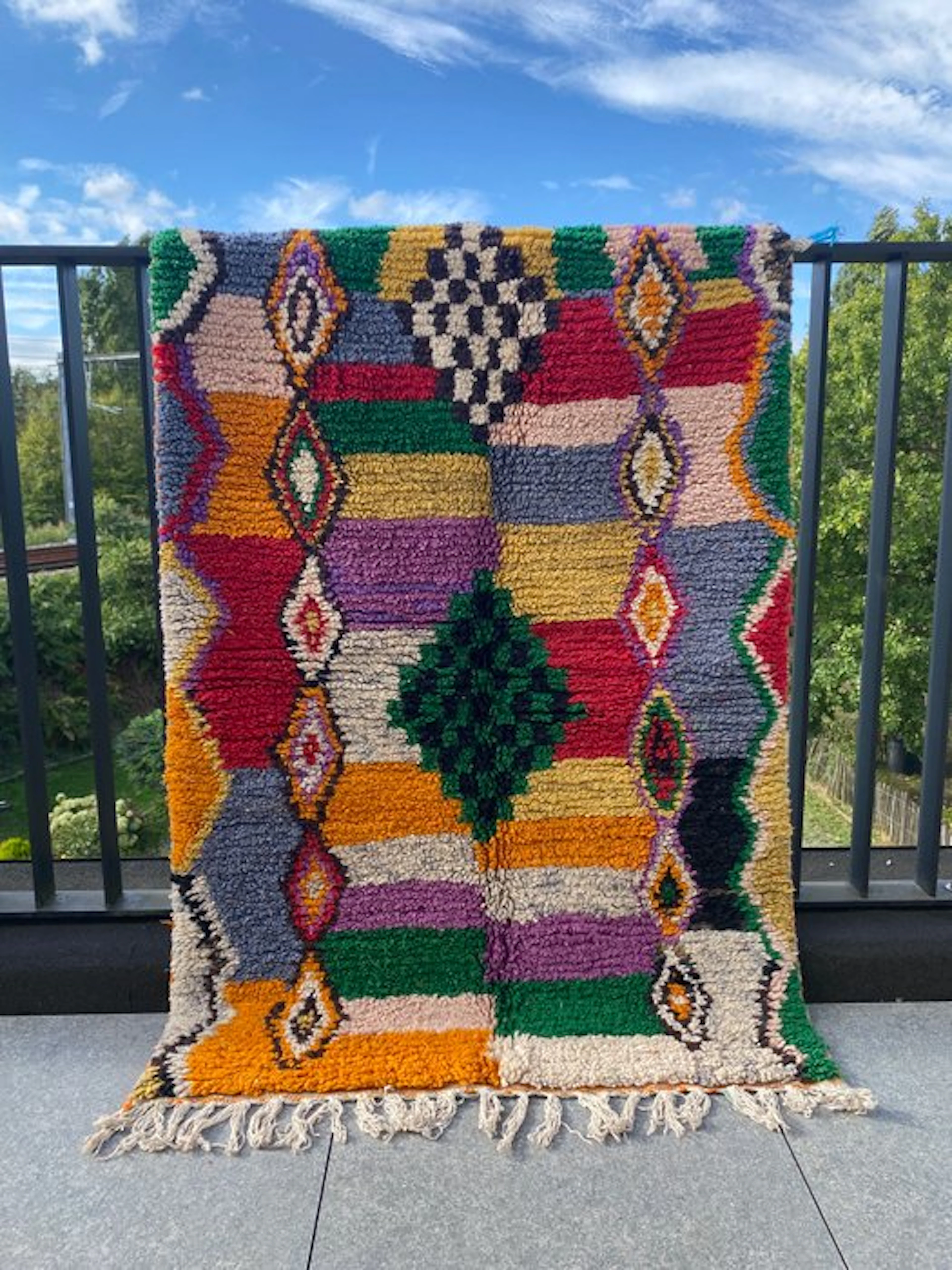 Berber - Rug - 160 cm - 100 cm - Berber Carpet