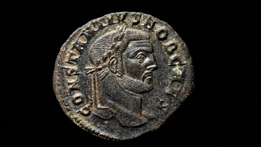 Roman Empire. Constantius (AD 305-306). Follis Rome - Genio (No reserve price)