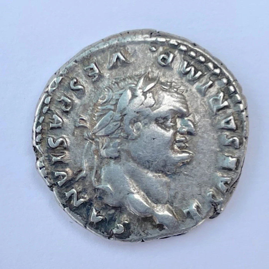 Roman Empire. Titus (AD 79-81). Denarius - Eagle