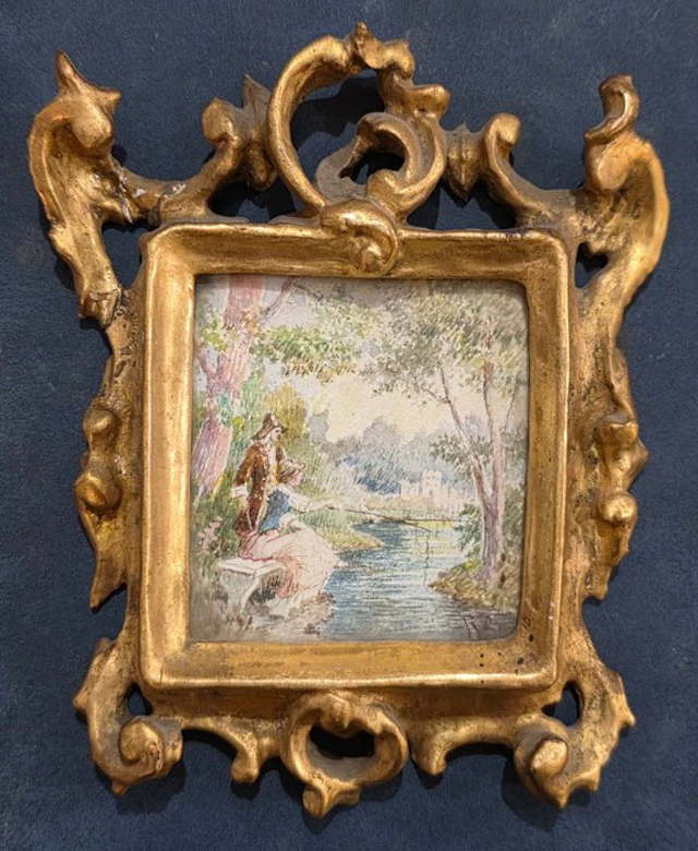 Raffaello Sorbi (1844-1931) - Scena romantica - NO RESERVE